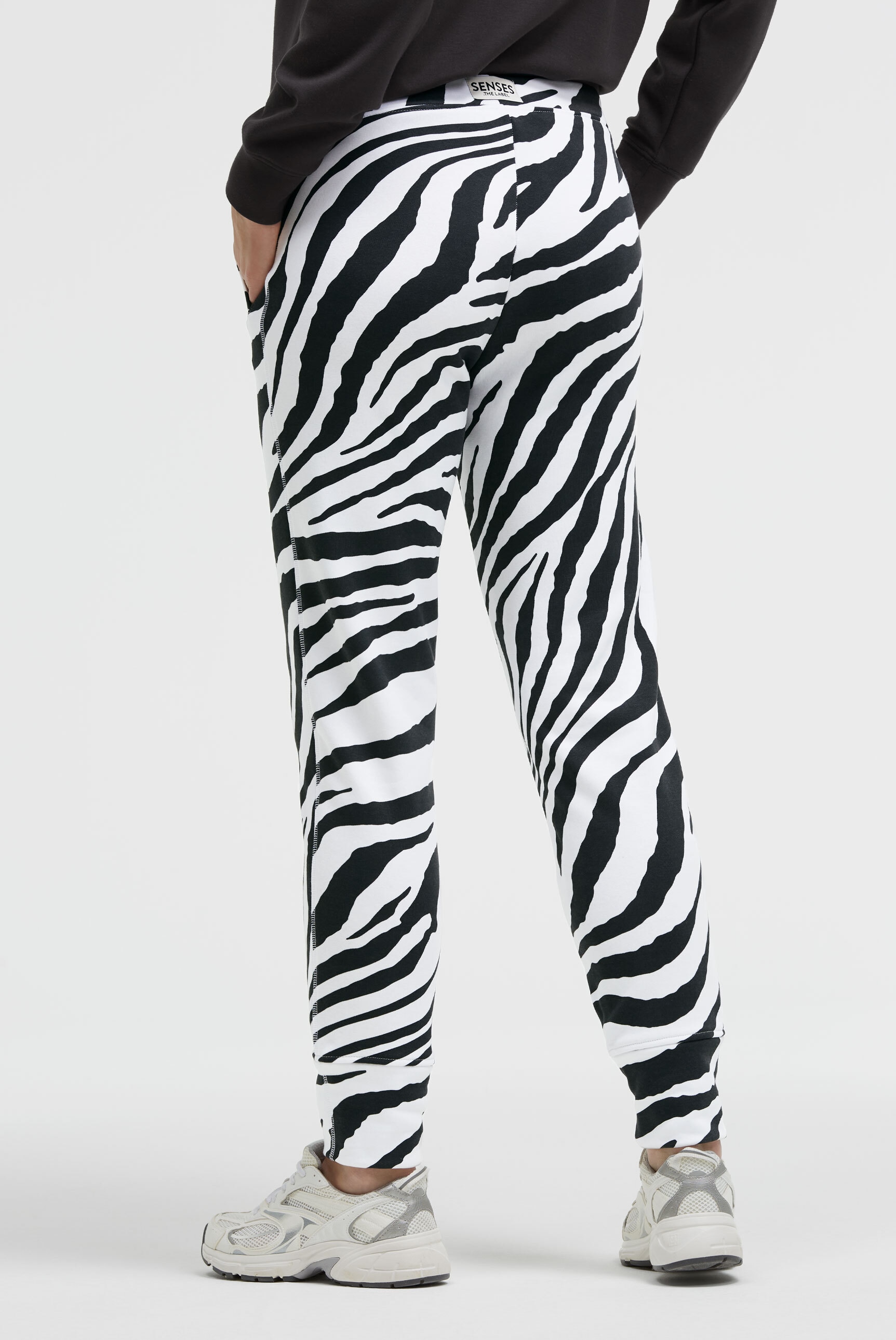 SENSES.THE LABEL Sweathose  mit Elastikbund und Kordel