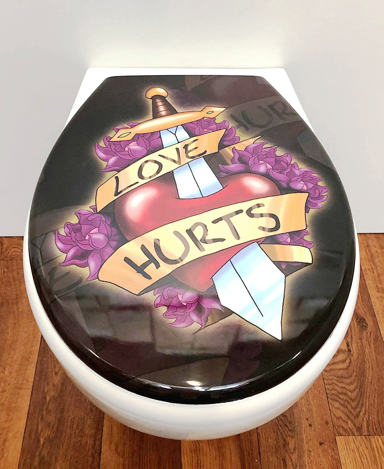 ADOB WC-Sitz »Love Hurts«, Absenkautomatik, zur Reinigung abnehmbar