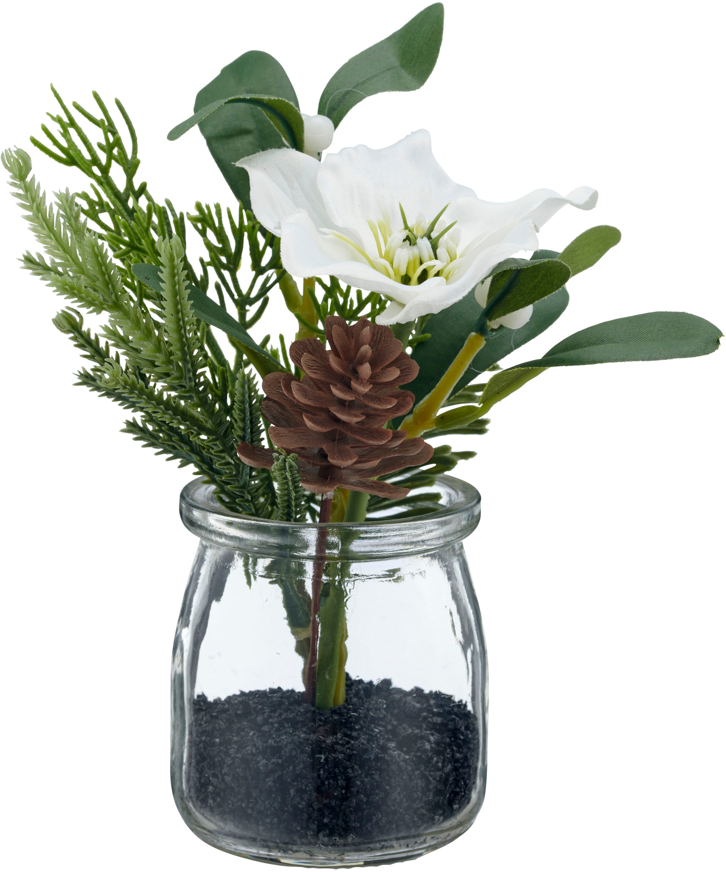 Creativ green Winterliche Kunstpflanze "Schneeglöckchen und Christrose" günstig online kaufen