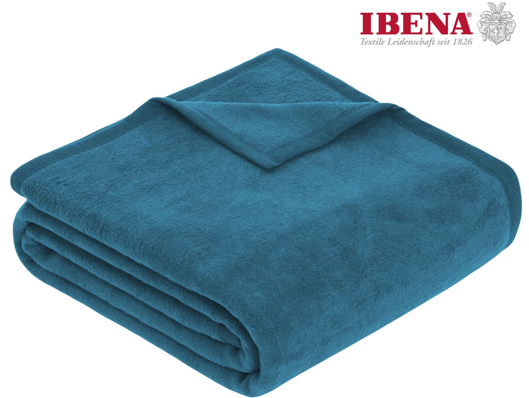 IBENA Wohndecke "Luxus" verschiedene Größen, unifarbenes Design, Kuscheldec günstig online kaufen