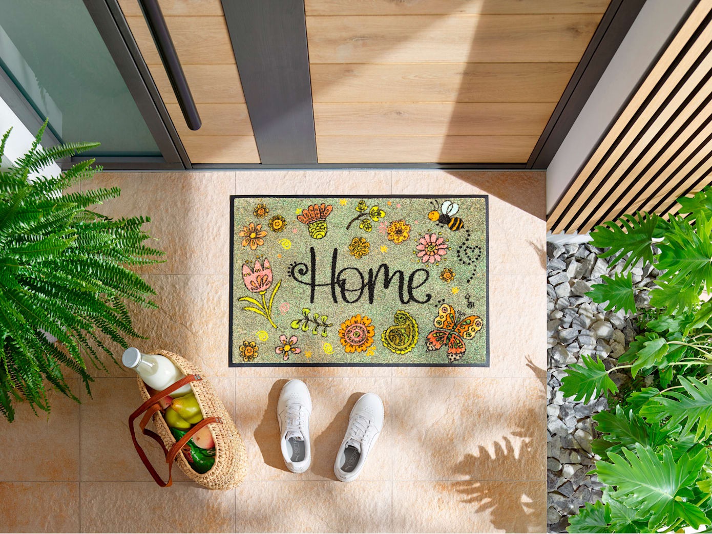 wash+dry by Kleen-Tex Fußmatte rechteckig 7 mm Höhe