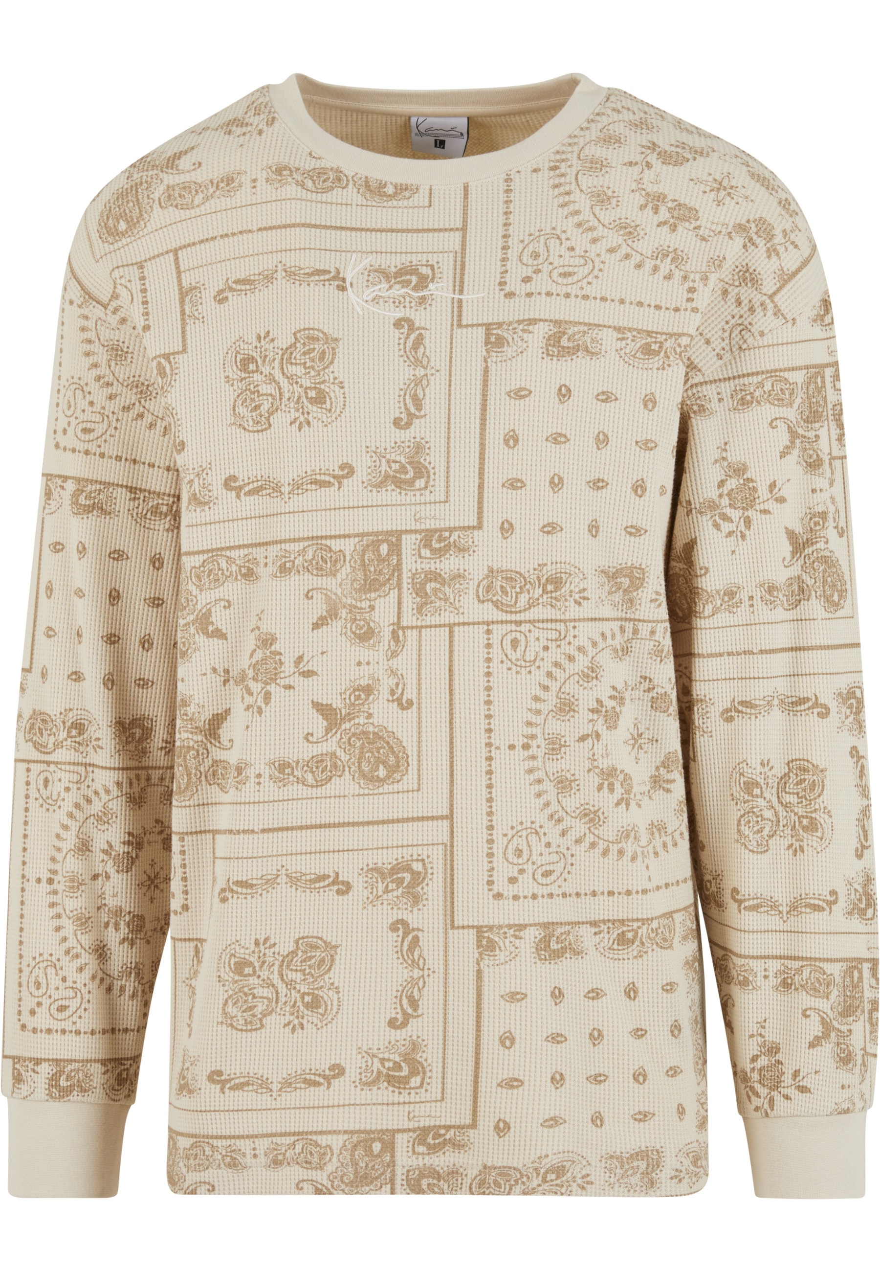 Karl Kani Longsleeve "Karl Kani Signature Paisley Waffle Longsleeve" 1 Stk.