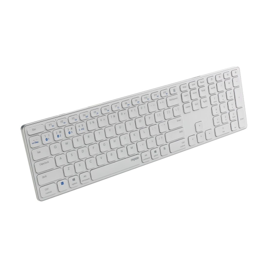 Rapoo Wireless-Tastatur »E9800M kabellose Tastatur, Bluetooth, 2.4 GHz«, (Fn-Tasten-Ziffernblock)