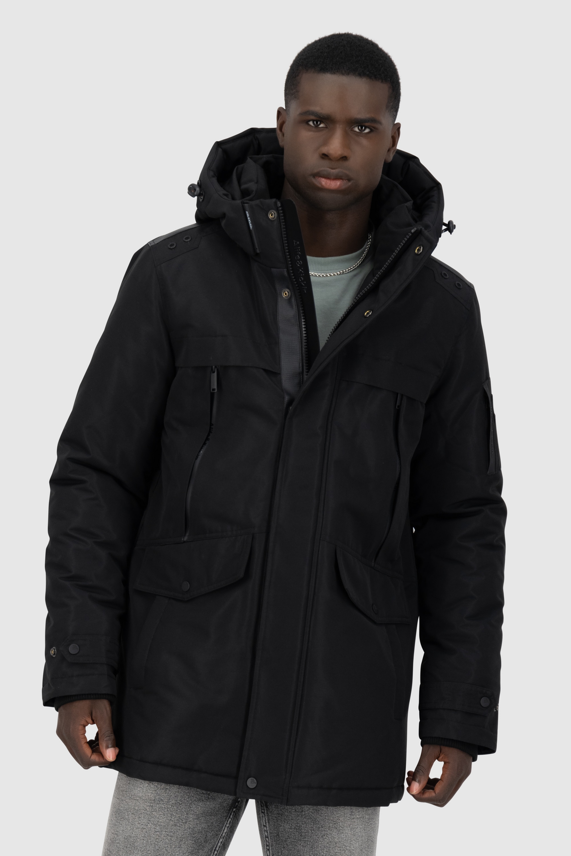 Alife & Kickin Winterjacke »Herren GeoffAK A«, mit Kapuze, Warm gefütterte Jacke mit abnehmbarer Kapuze