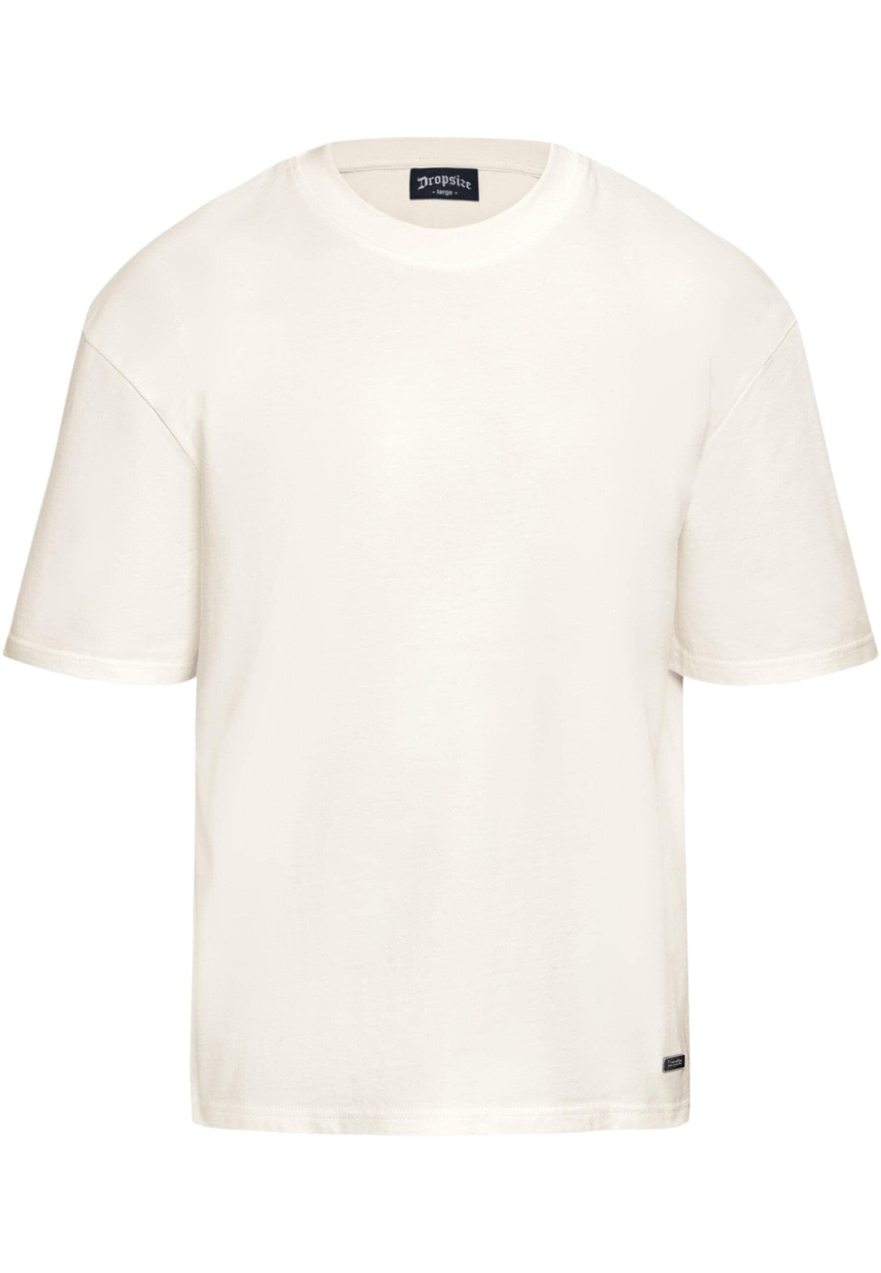 Dropsize T-Shirt "Dropsize Herren Heavy Oversize Metal Patch Basic T-Shirt" günstig online kaufen