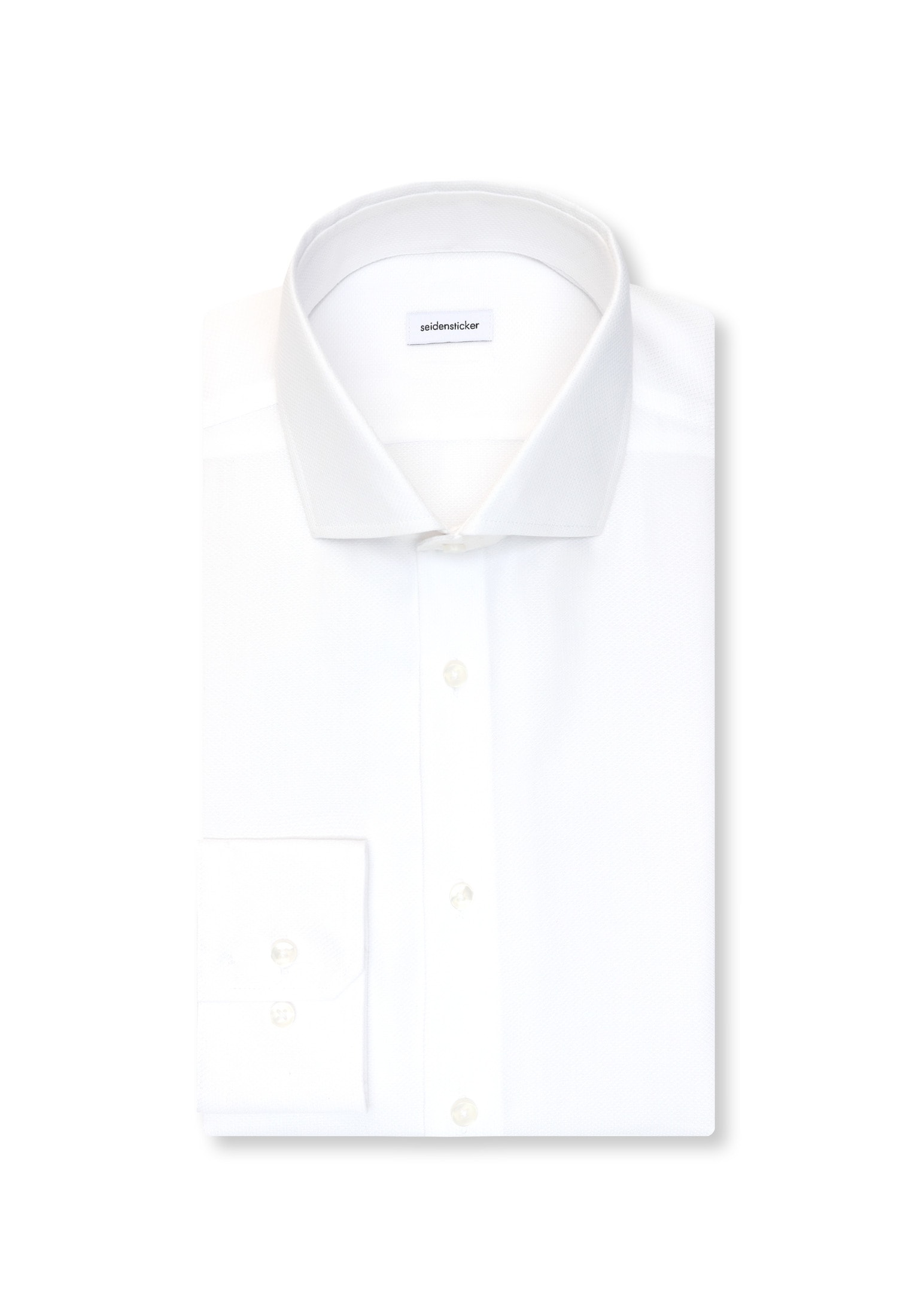 seidensticker Businesshemd »Schwarze Rose« Shaped 1/1 Kentkragen Struktur