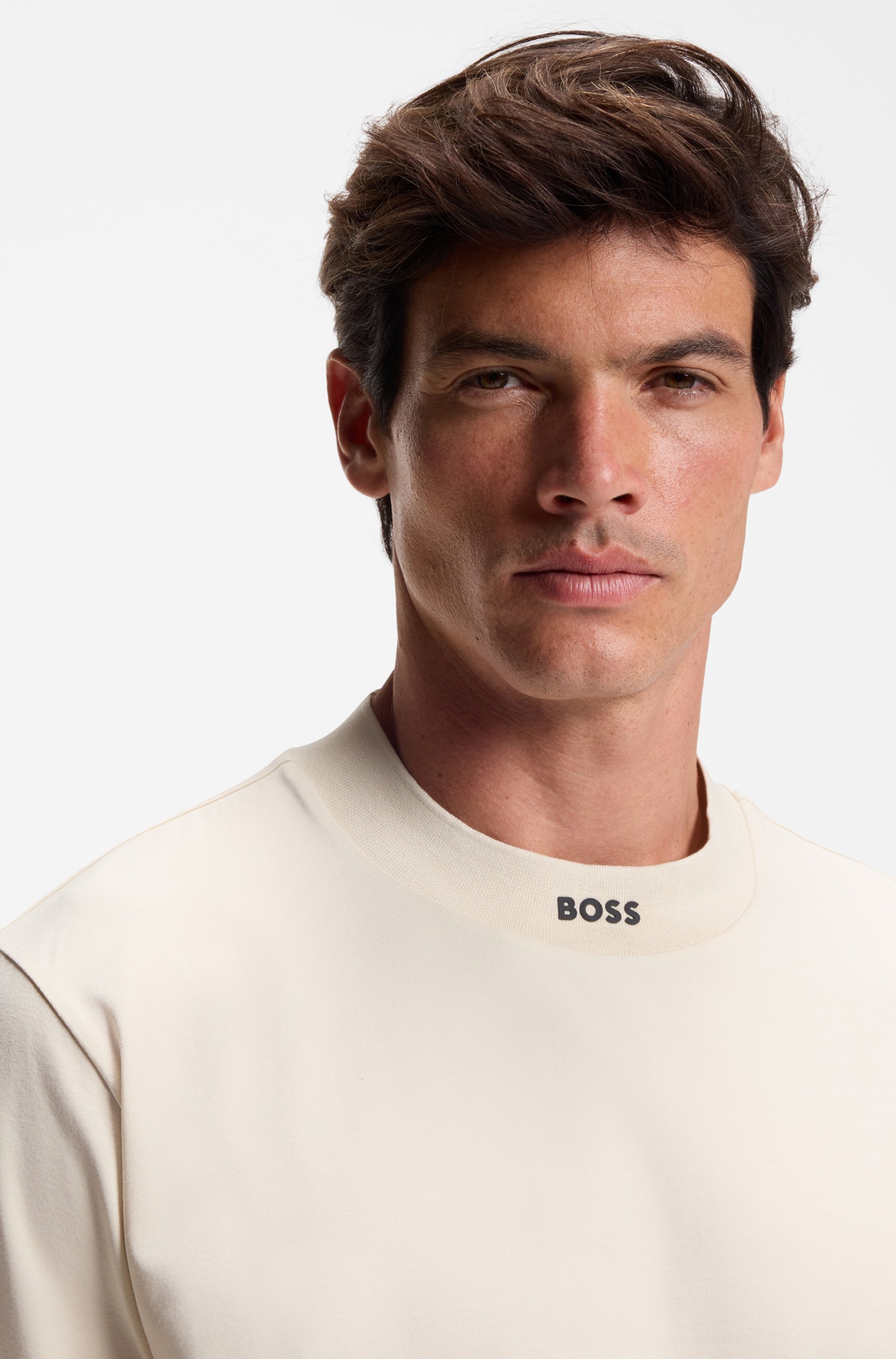 BOSS GREEN T-Shirt "Tee Collar Zone", mit Logo am Ausschnitt günstig online kaufen
