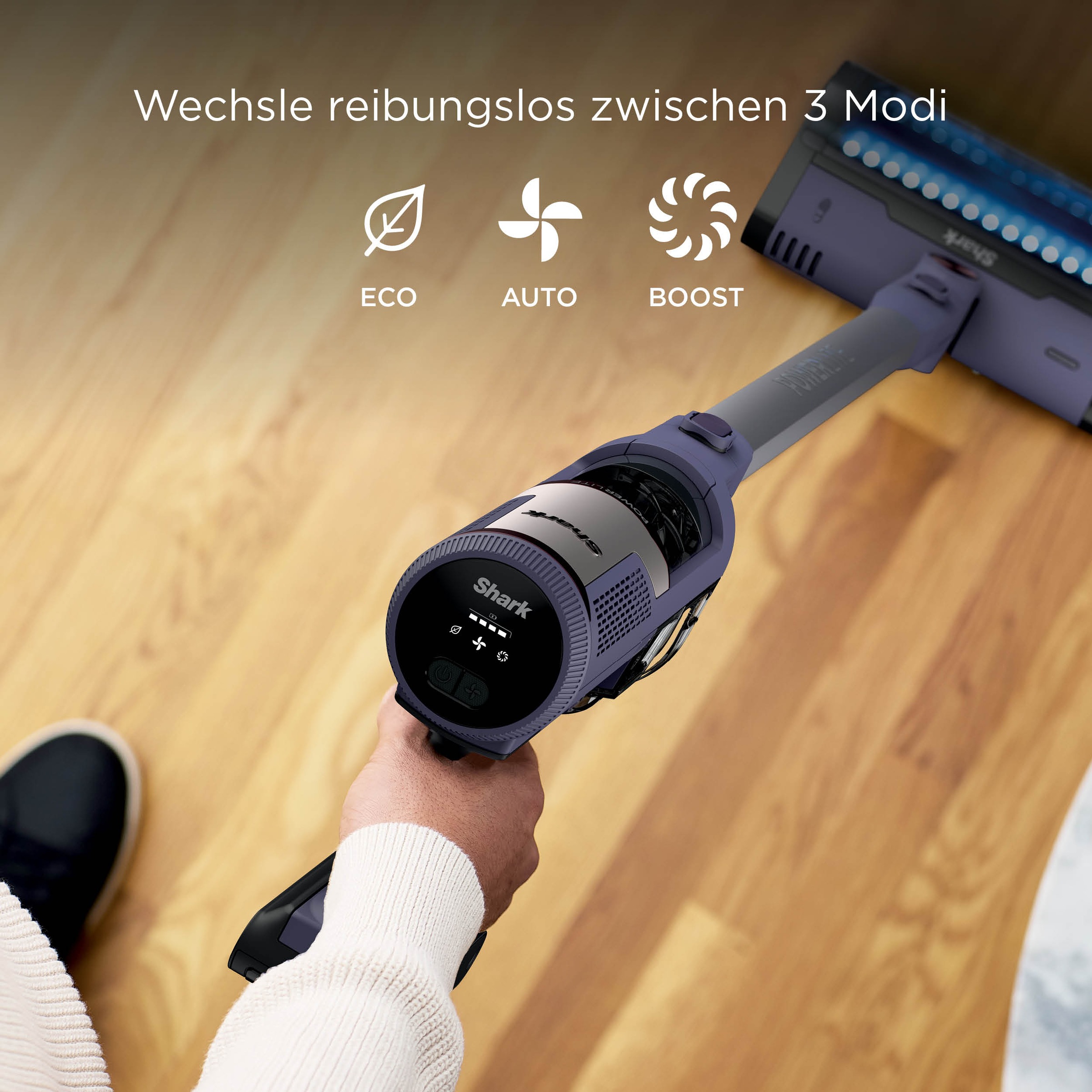 Shark Akku-Hand-und Stielstaubsauger »Shark PowerLite Clean & Empty, Akku-Staubsauger für Tierhaare«
