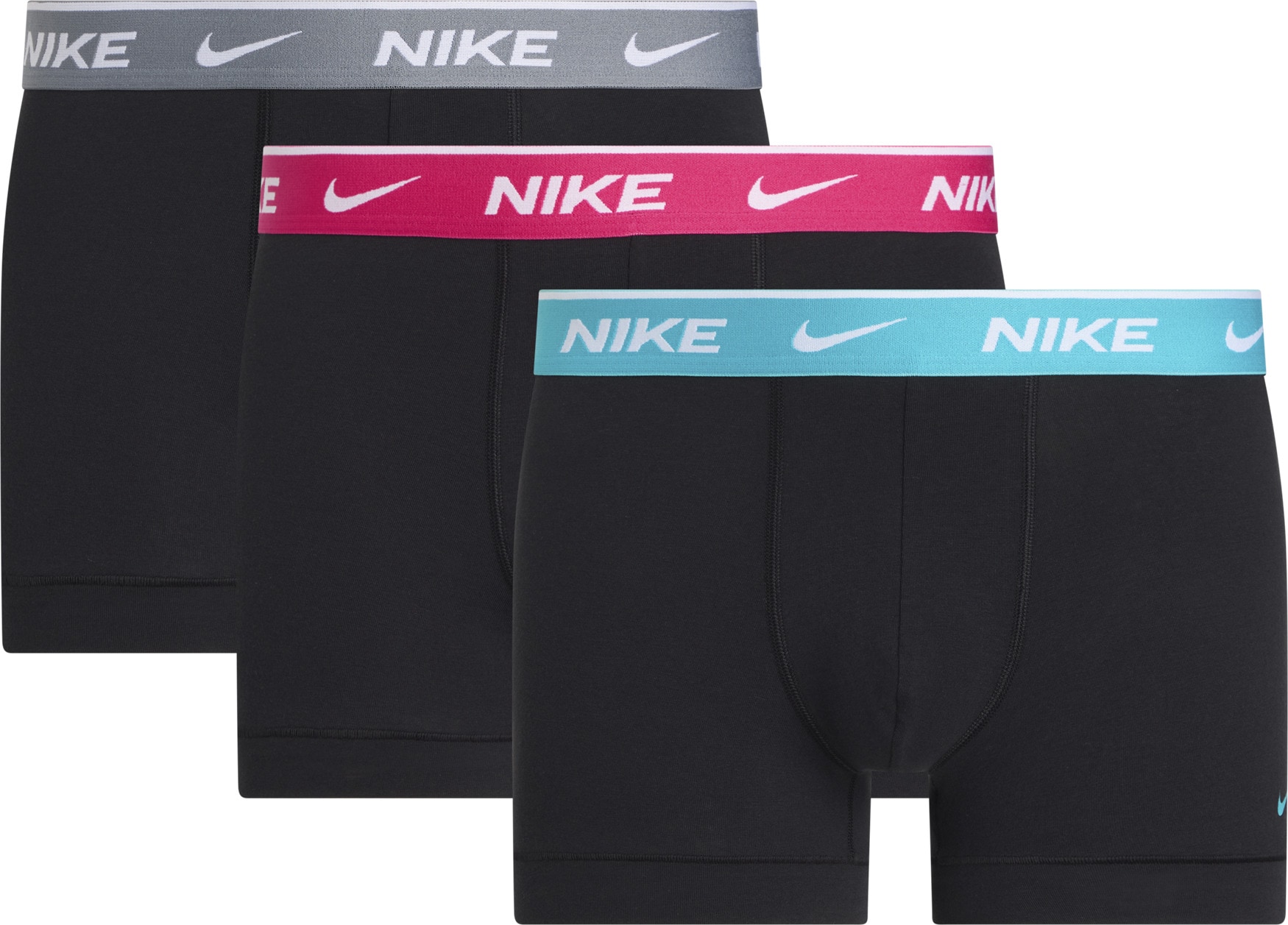 NIKE Underwear Trunk "TRUNK 3PK" Packung, 3er, 3 Stk. tlg., mit farbigem NI günstig online kaufen
