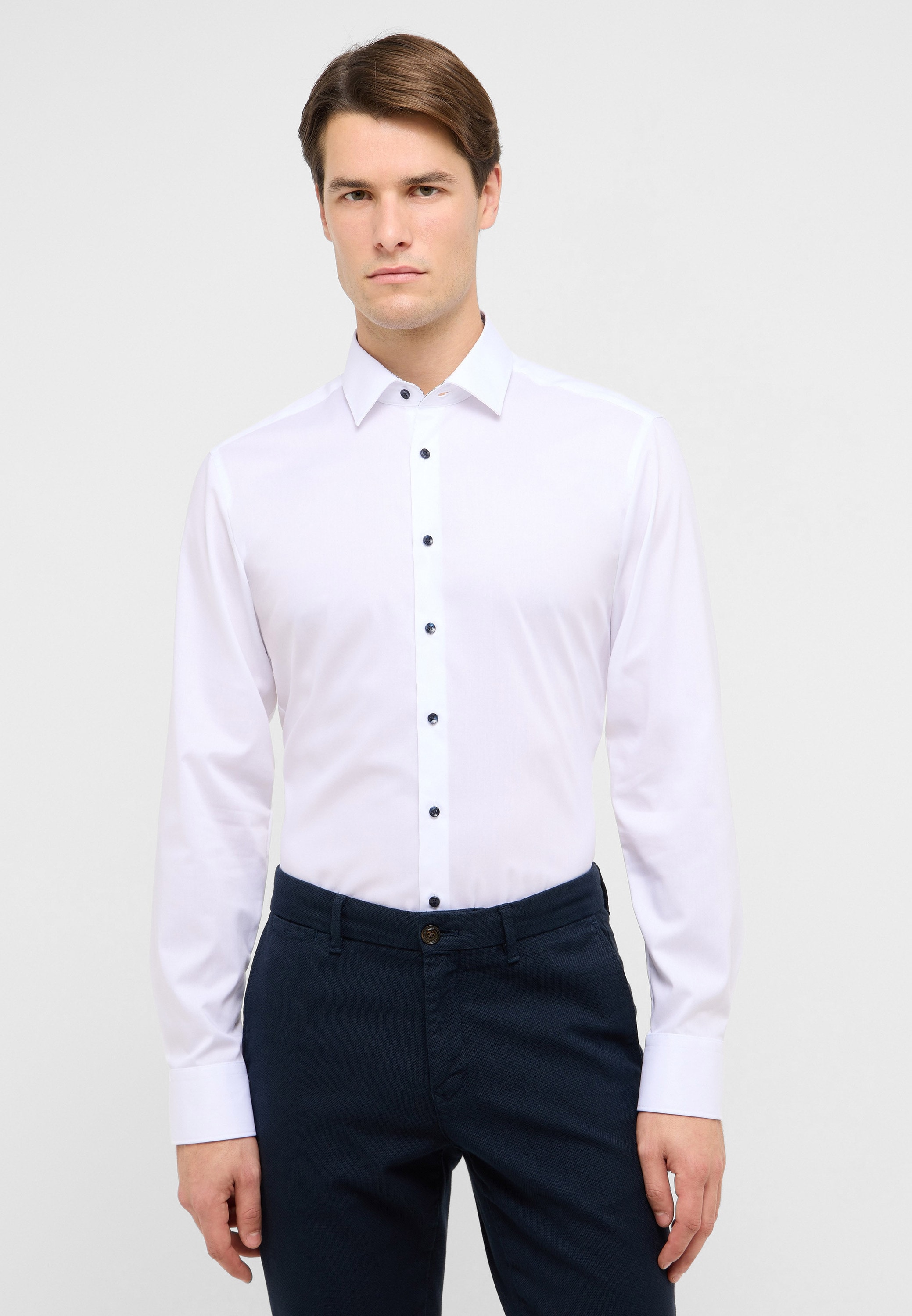 Eterna Langarmhemd "SLIM FIT" NON IRON (bügelfrei) günstig online kaufen
