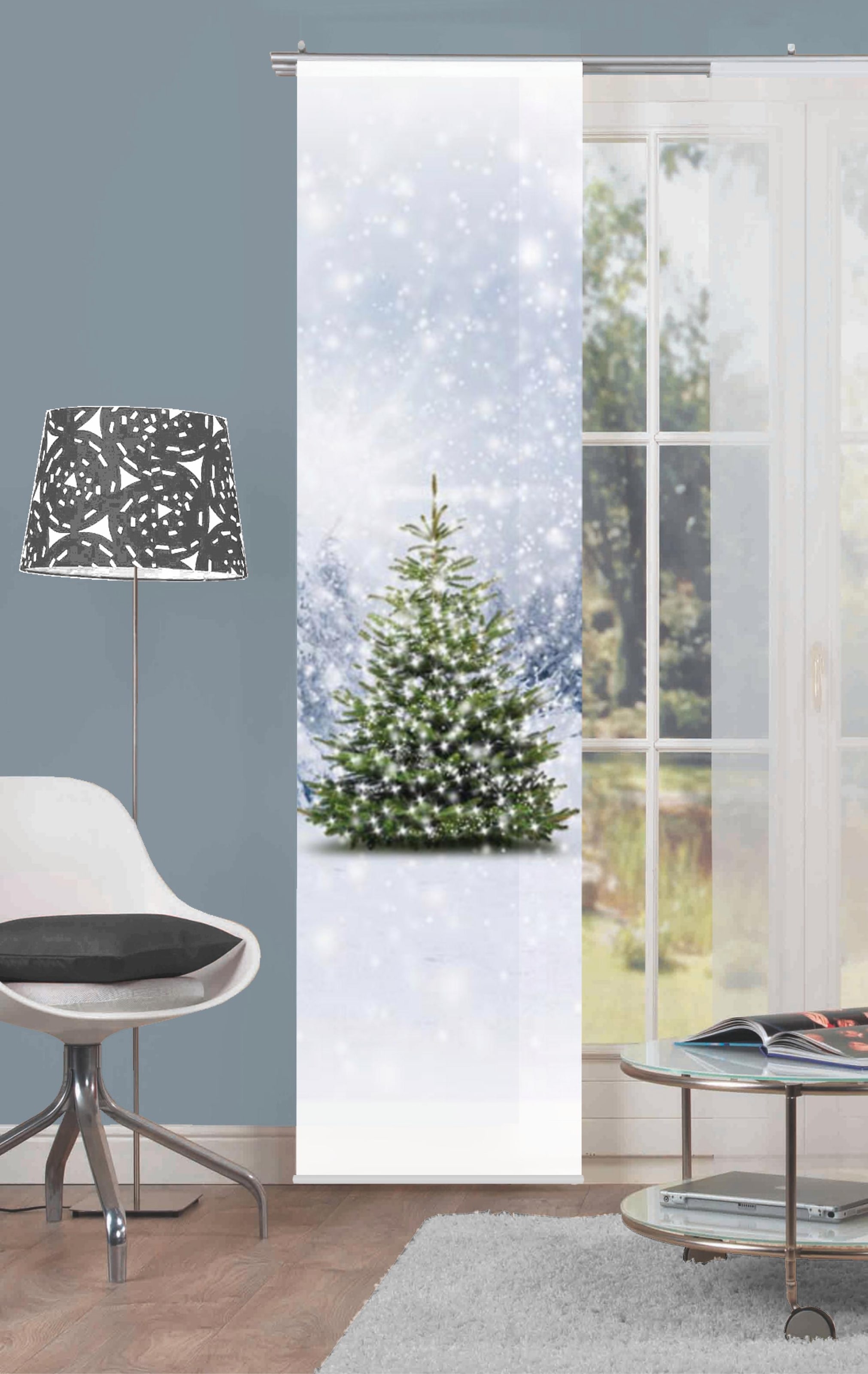 my home Vorhang BAUR | (1 Tree«, St.), Weihnachtsdeko »Xmas Weihnachtlich HxB: mit 230x140
