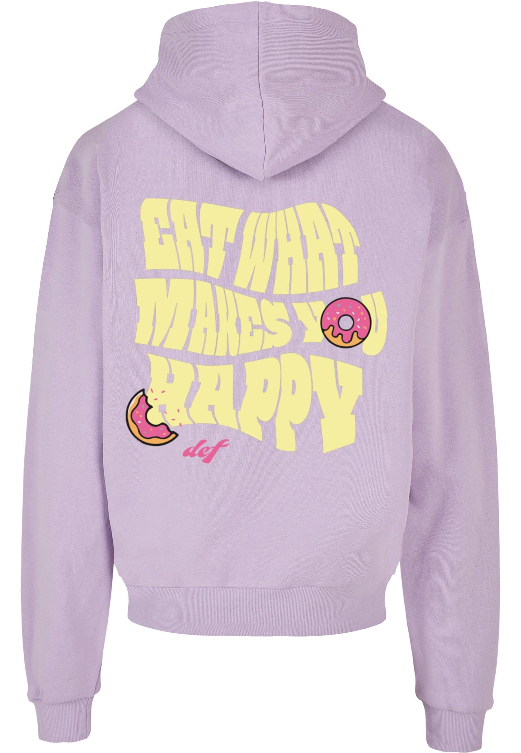 DEF Kapuzensweatshirt "DEF DEF HAPPY Hoody" 1 Stk. tlg. günstig online kaufen