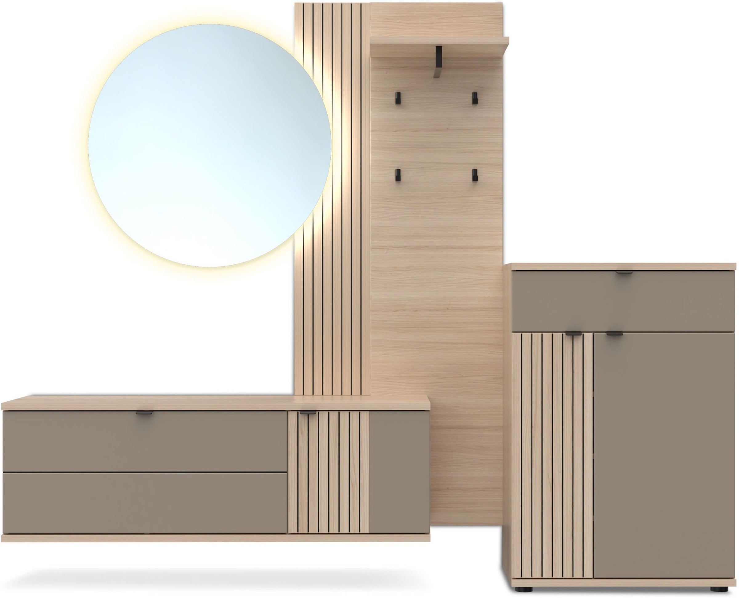 Thumbnail - Innostyle Garderoben-Set "Pisa Garderoben-Set" 4 Stk. tlg.