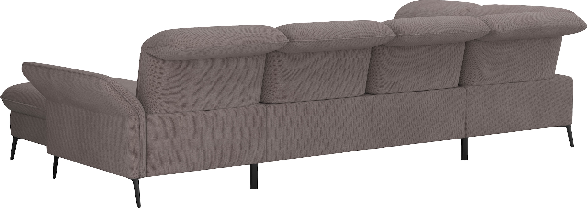 sit&more Wohnlandschaft »Emely«, mit Sitztiefenverstellung optional mit Bettfunktion und Bettkasten