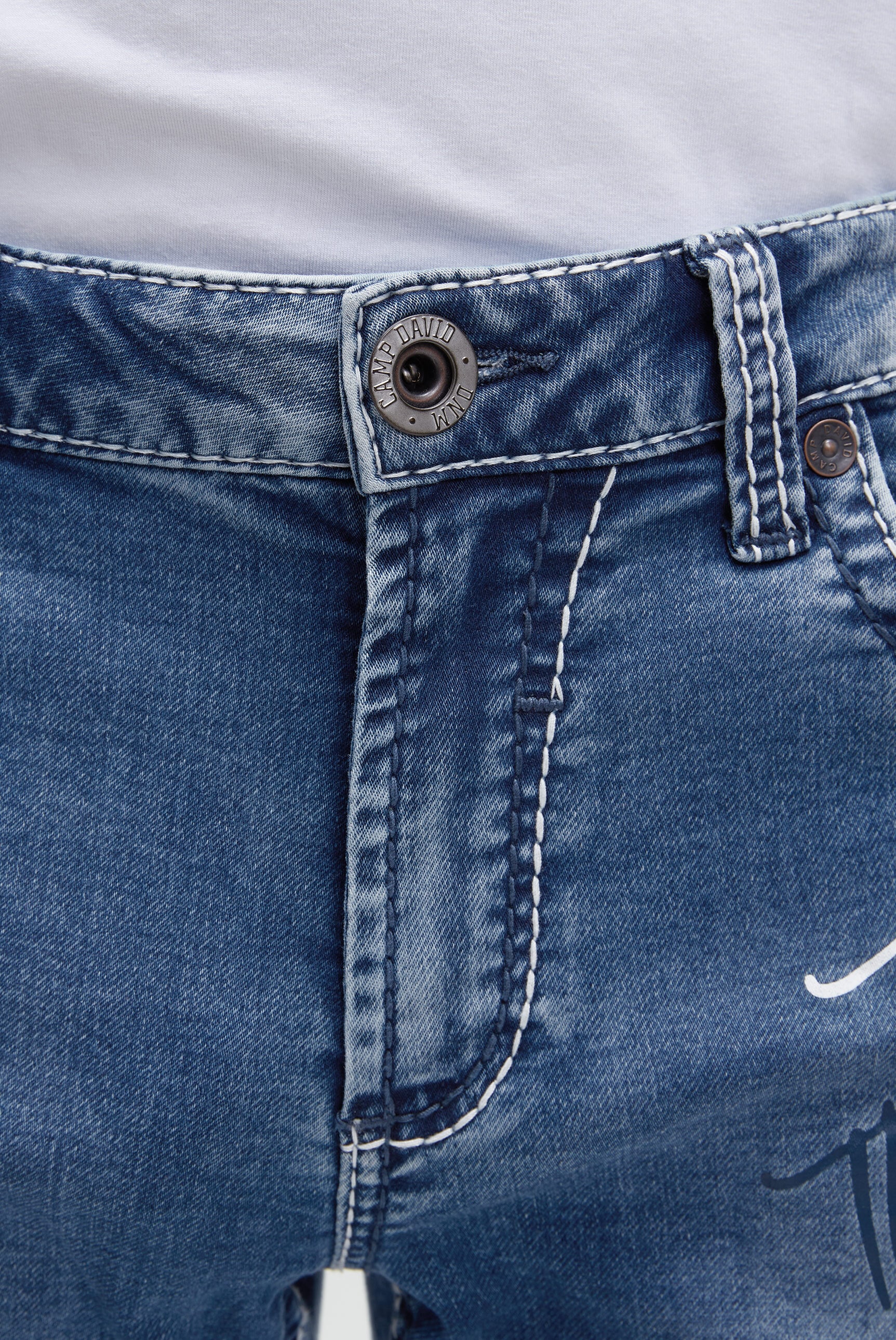 CAMP DAVID Regular-fit-Jeans mit normaler Leibhöhe