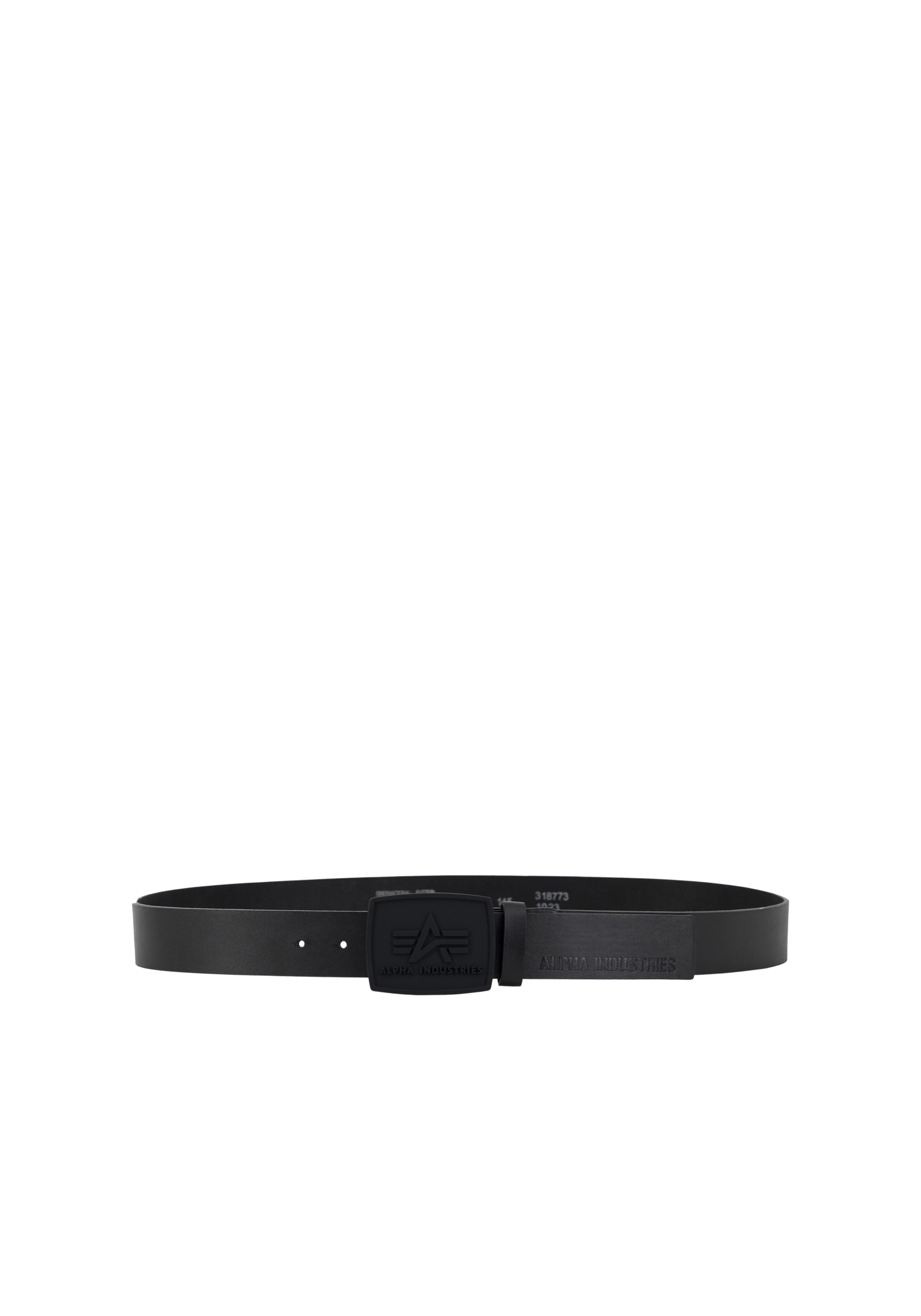 Alpha Industries Ledergürtel "All Black Belt" günstig online kaufen