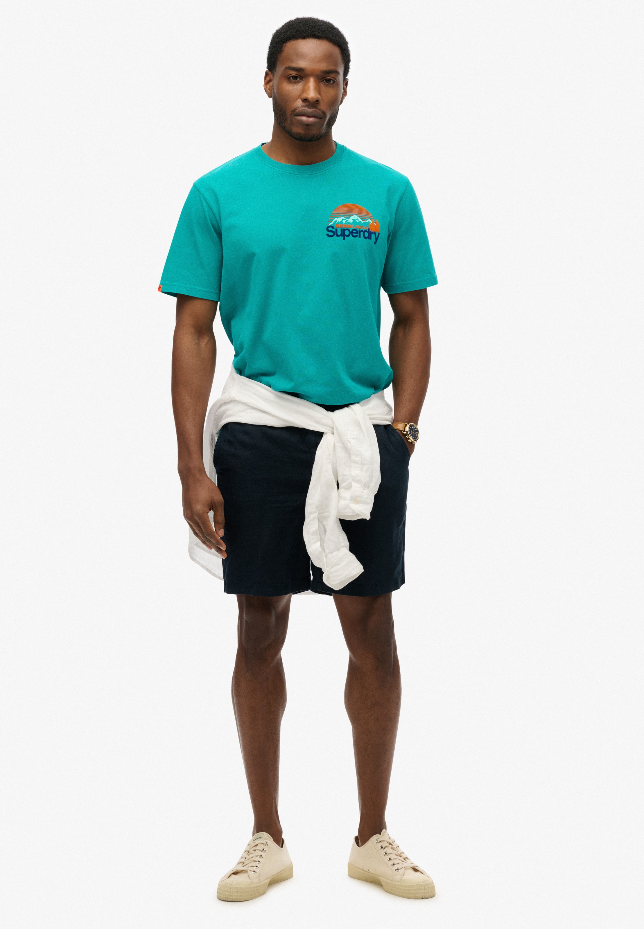 Superdry Rundhalsshirt »CL GREAT OUTDOORS CHEST TEE«