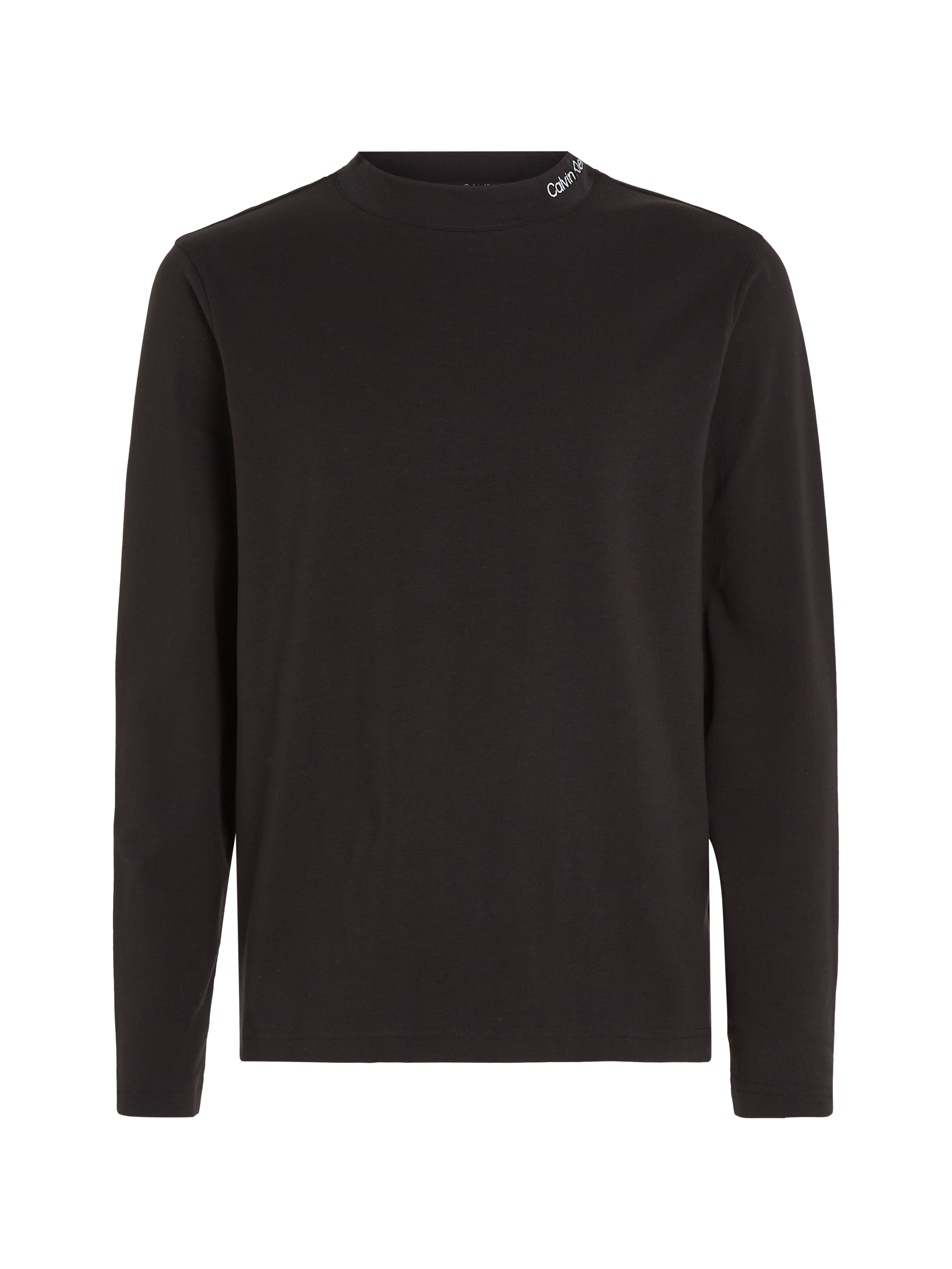 Calvin Klein Langarmshirt »LOGO MOCK NECK LS T-SHIRT«