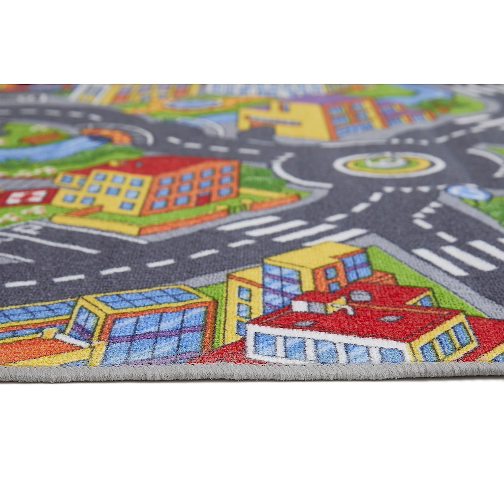 Andiamo Kinderteppich »Straße«, rechteckig, Straßen-Spiel-Teppich, Straßenbreite: 8,5 cm, Kinderzimmer