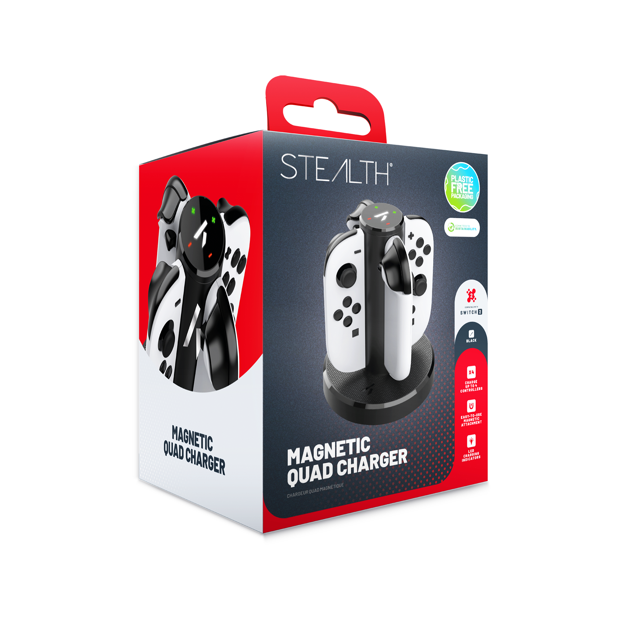 Stealth Controller-Ladestation »Quad Charging Dock Ladestation für Switch 2«
