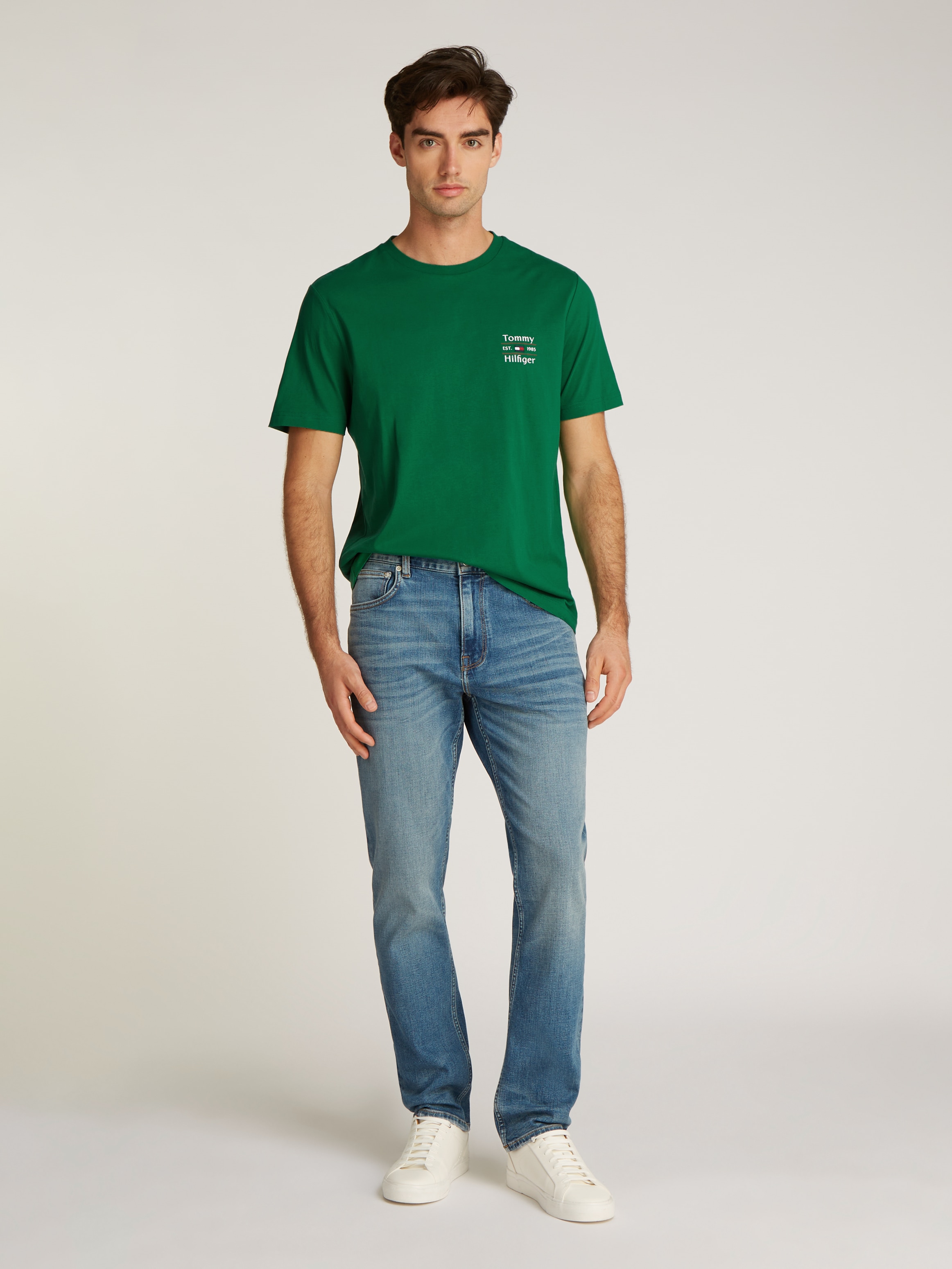 Tommy Hilfiger Rundhalsshirt »HILFIGER STACK TEE«