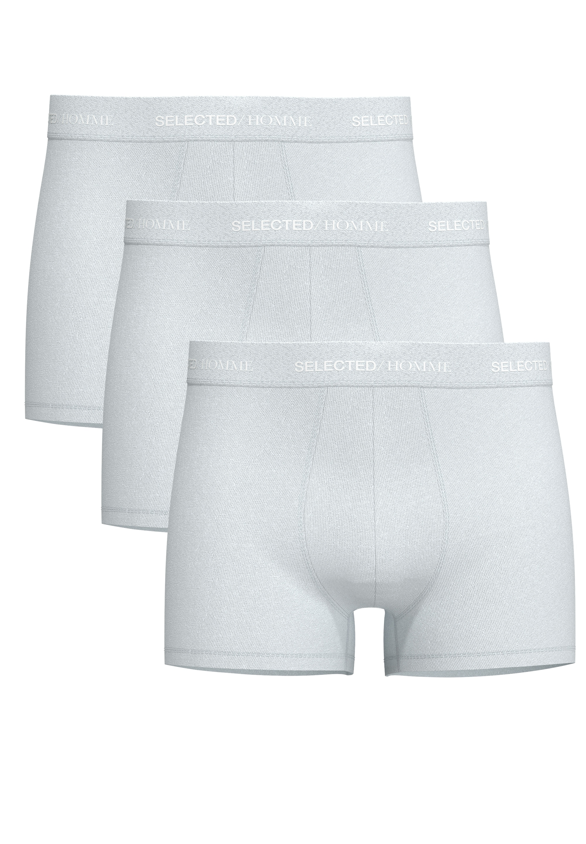 SELECTED HOMME Boxershorts "SLHLIAM 3-PACK TRUNK NOOS", (Packung)