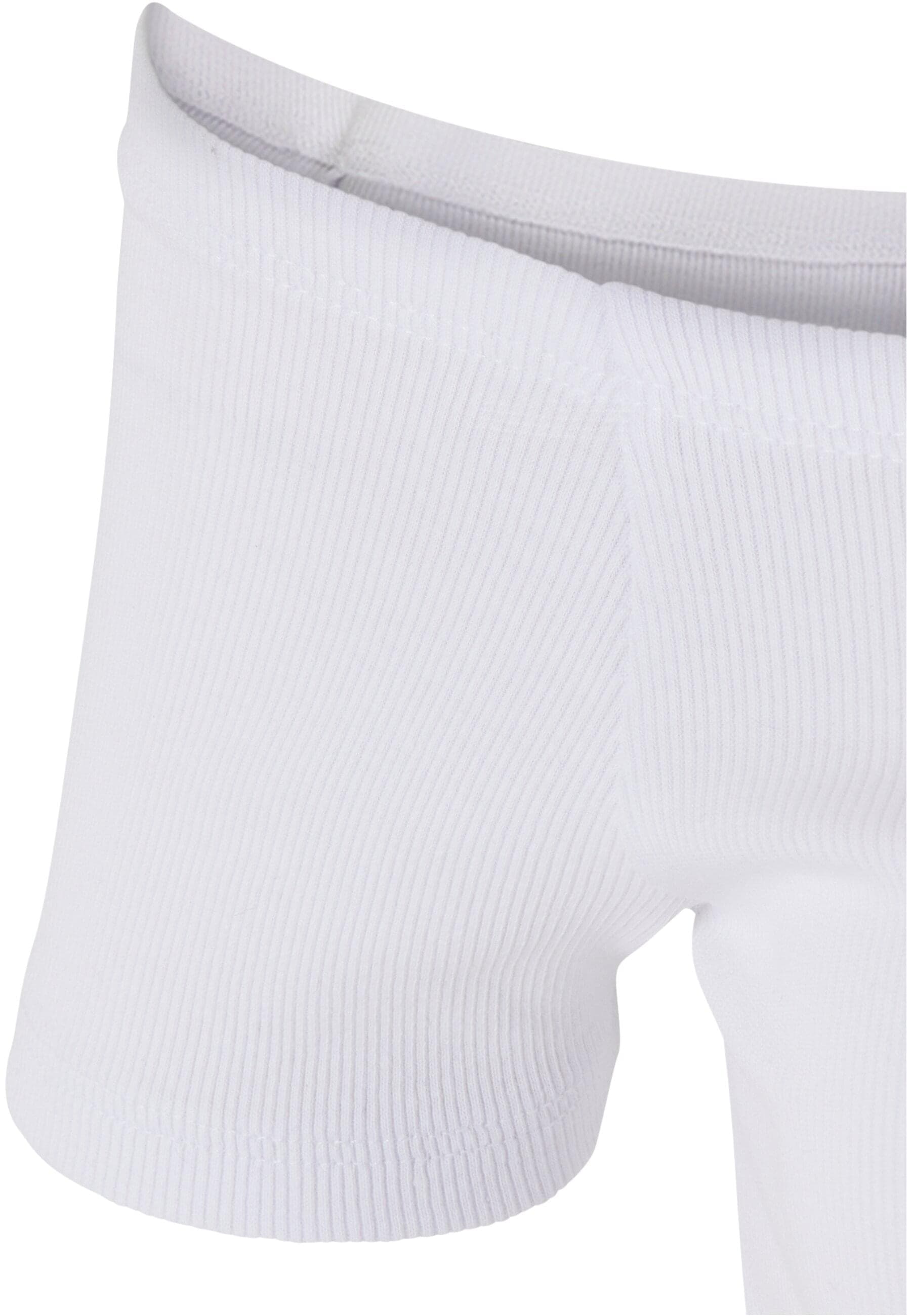 URBAN CLASSICS T-Shirt »Urban Classics Damen Ladies Organic Off Shoulder Rib Tee«, (1 tlg.)