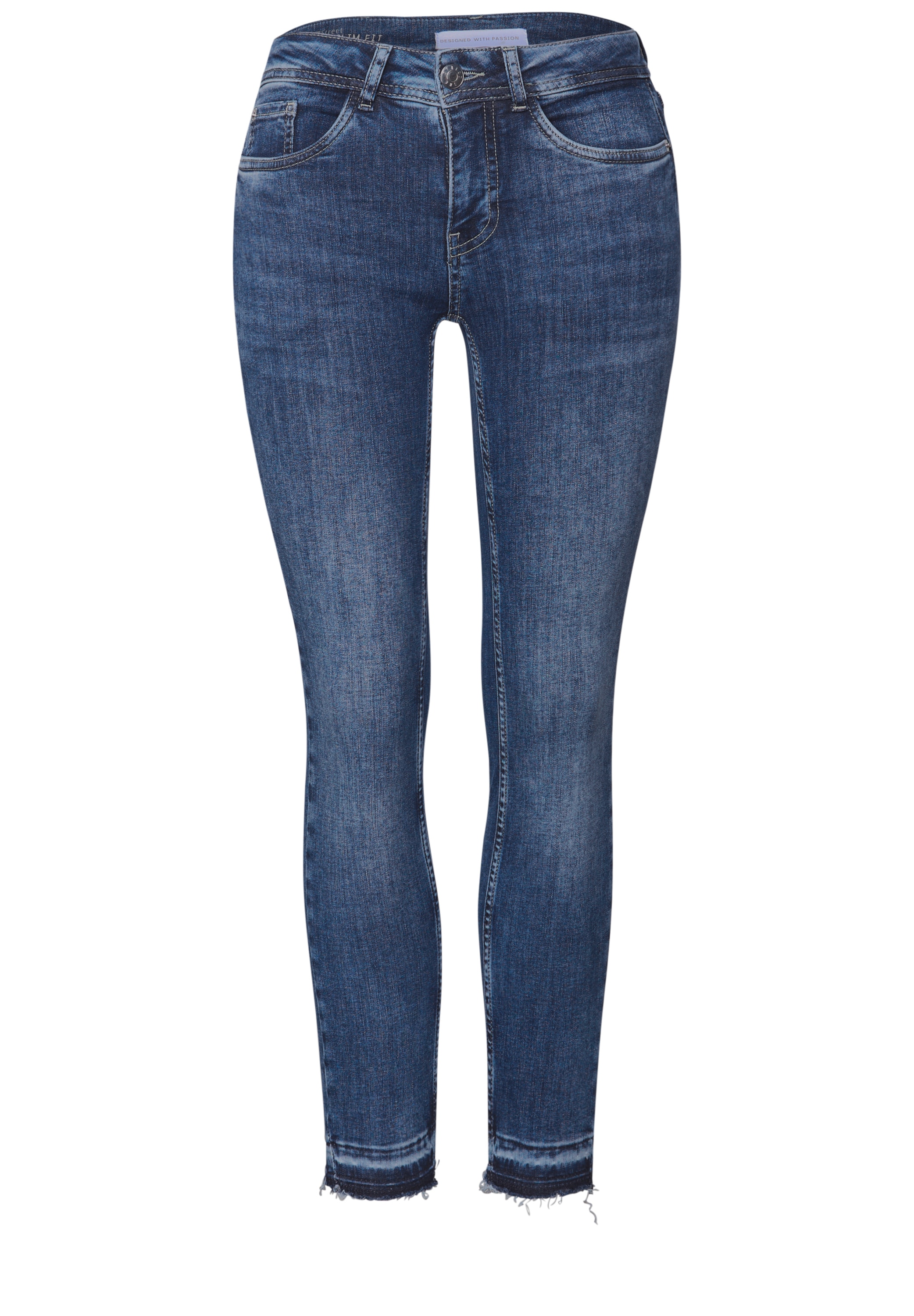 STREET ONE Slim-fit-Jeans, Middle Waist