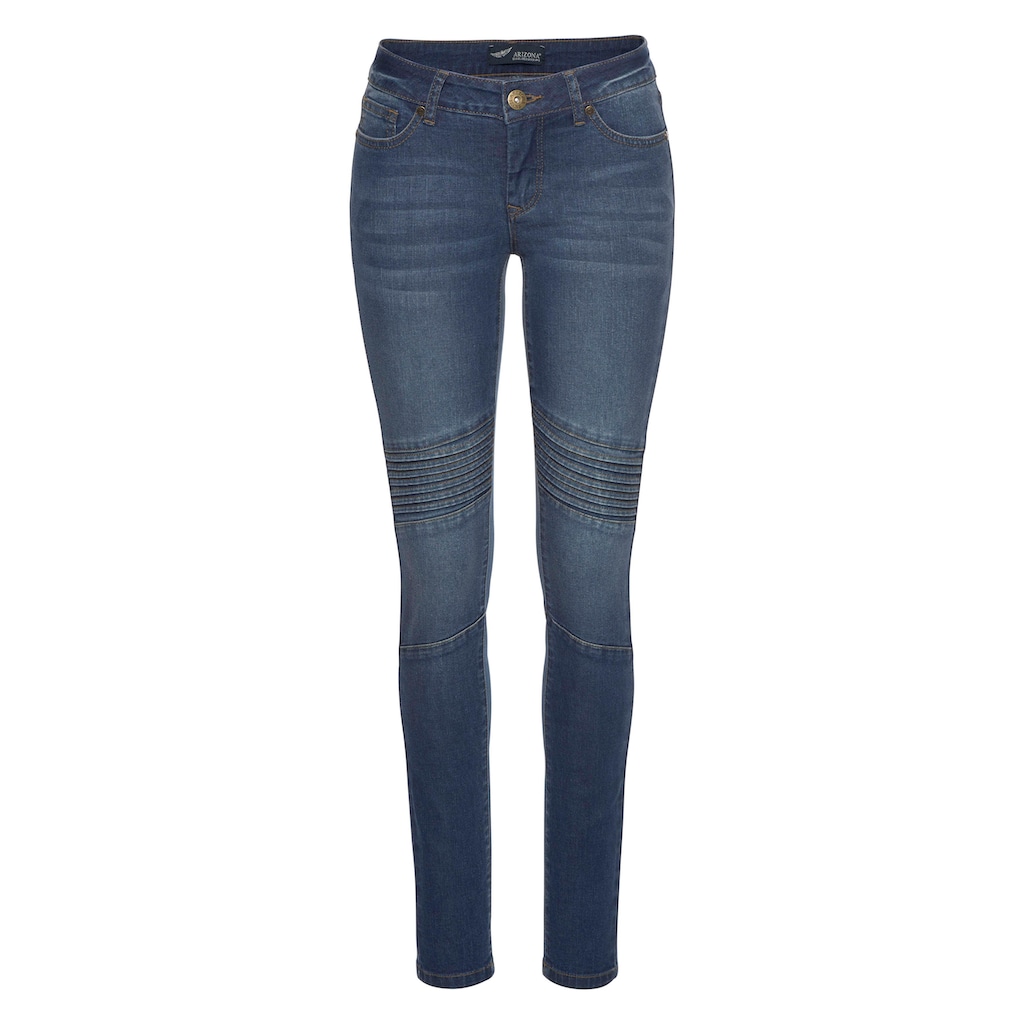 Arizona Skinny-fit-Jeans »im Biker- Look«