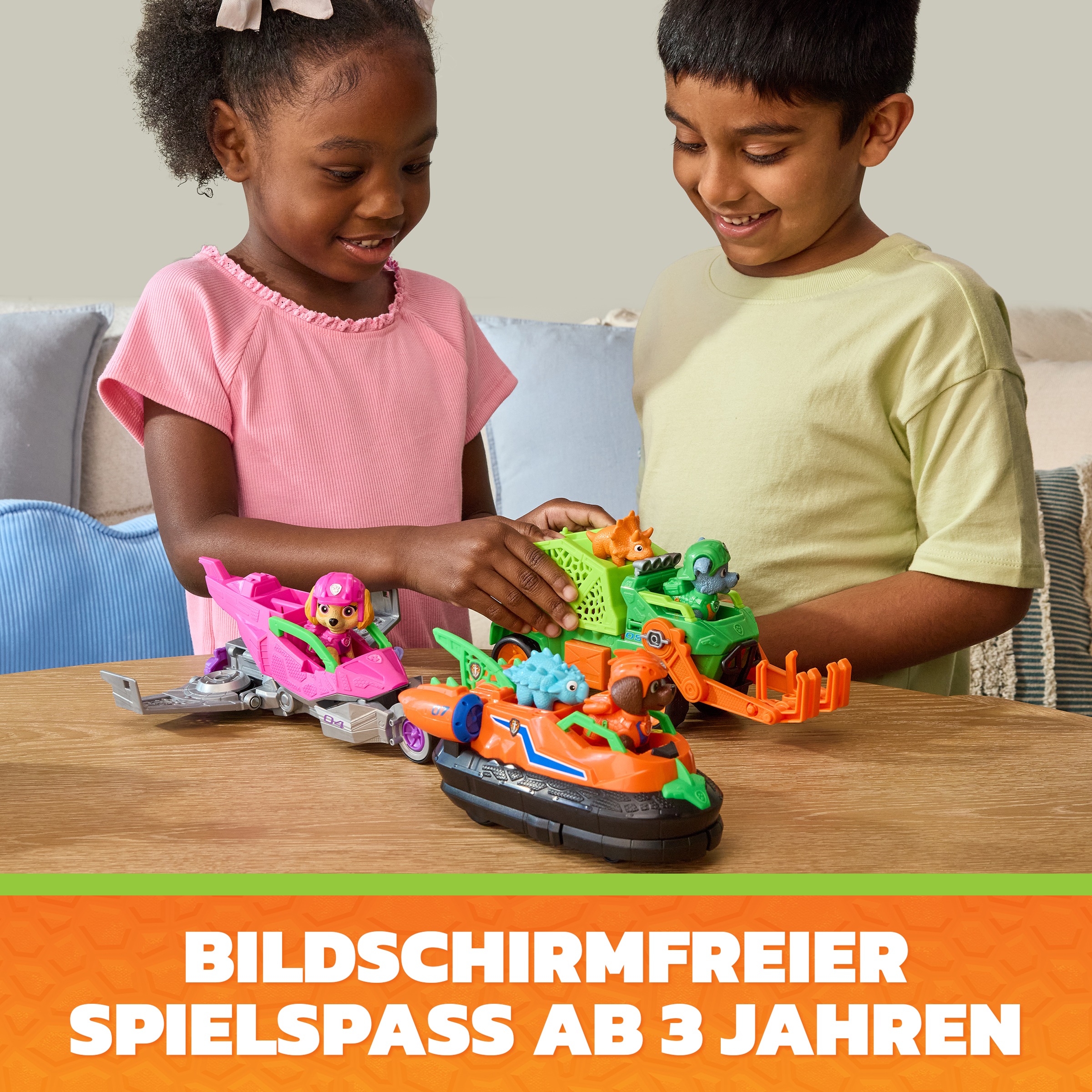 Spin Master Spielzeug-Auto »PAW Patrol: Der Dino Film, Zumas Dino-Rettungs-Hovercraft«