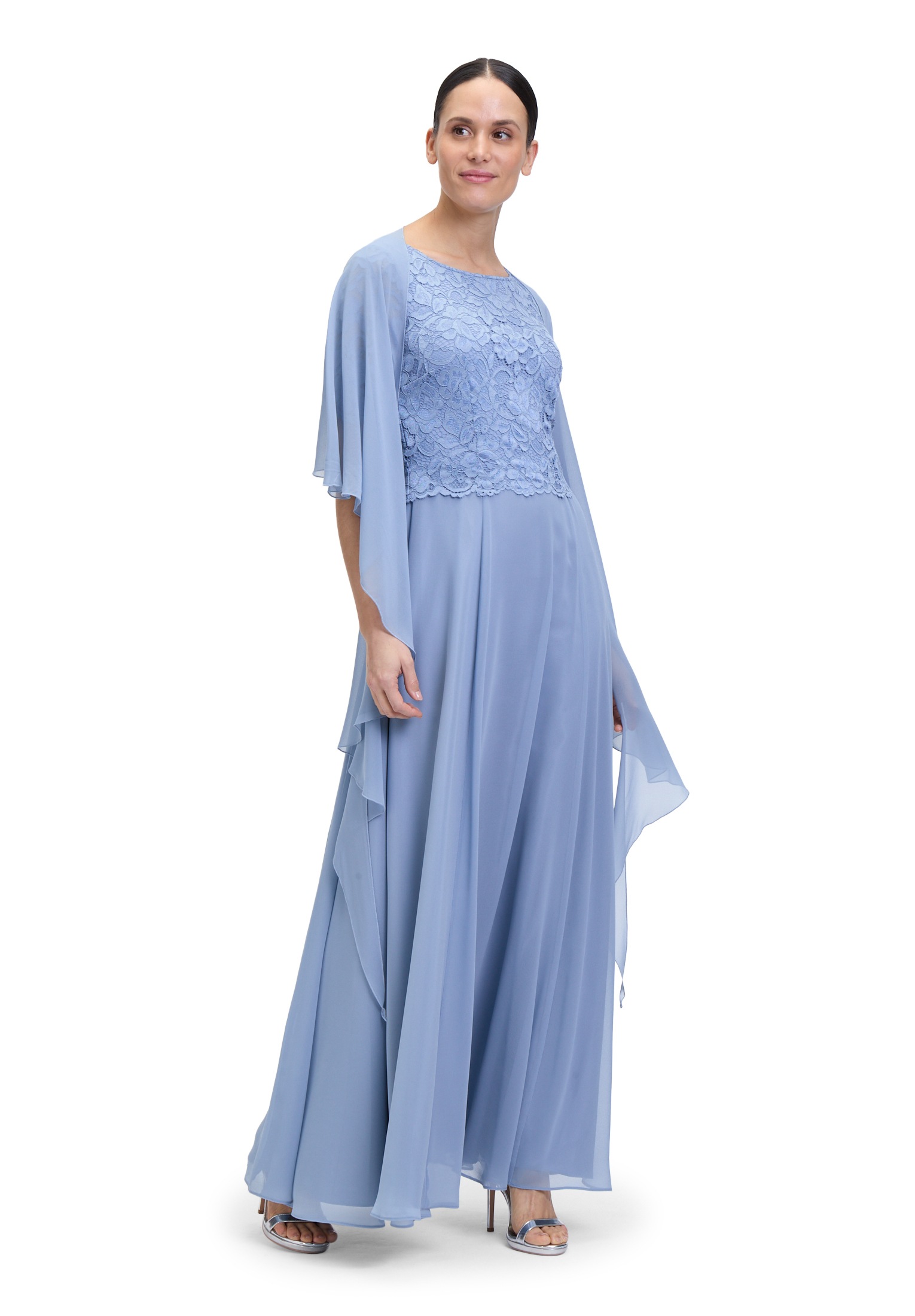 Vera Mont Multifunktionstuch "Vera Mont Damen Chiffonstola mit Volant", Nah günstig online kaufen