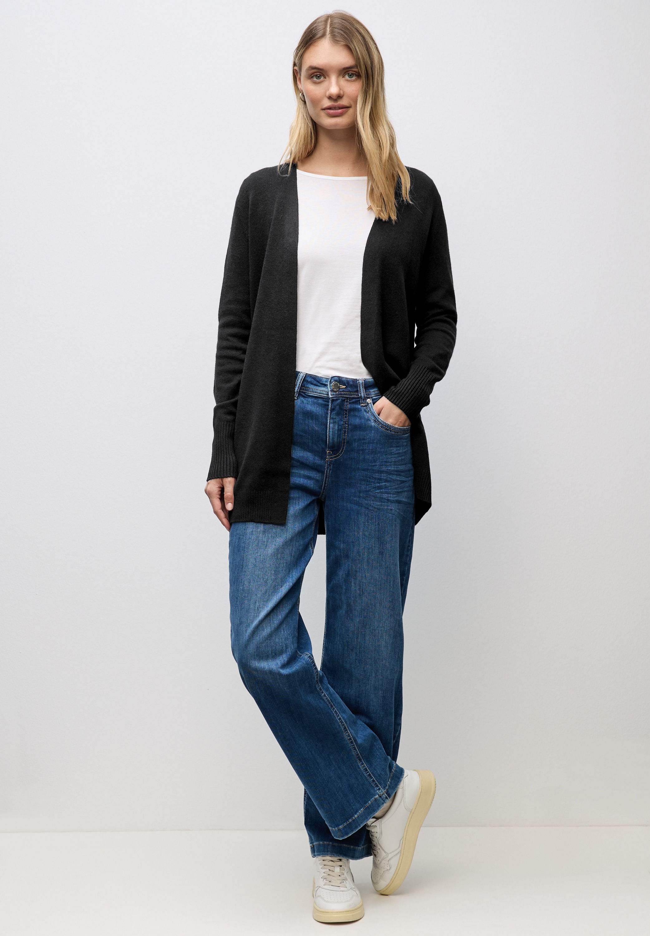 Thumbnail - STREET ONE Strickjacke aus softem Materialmix