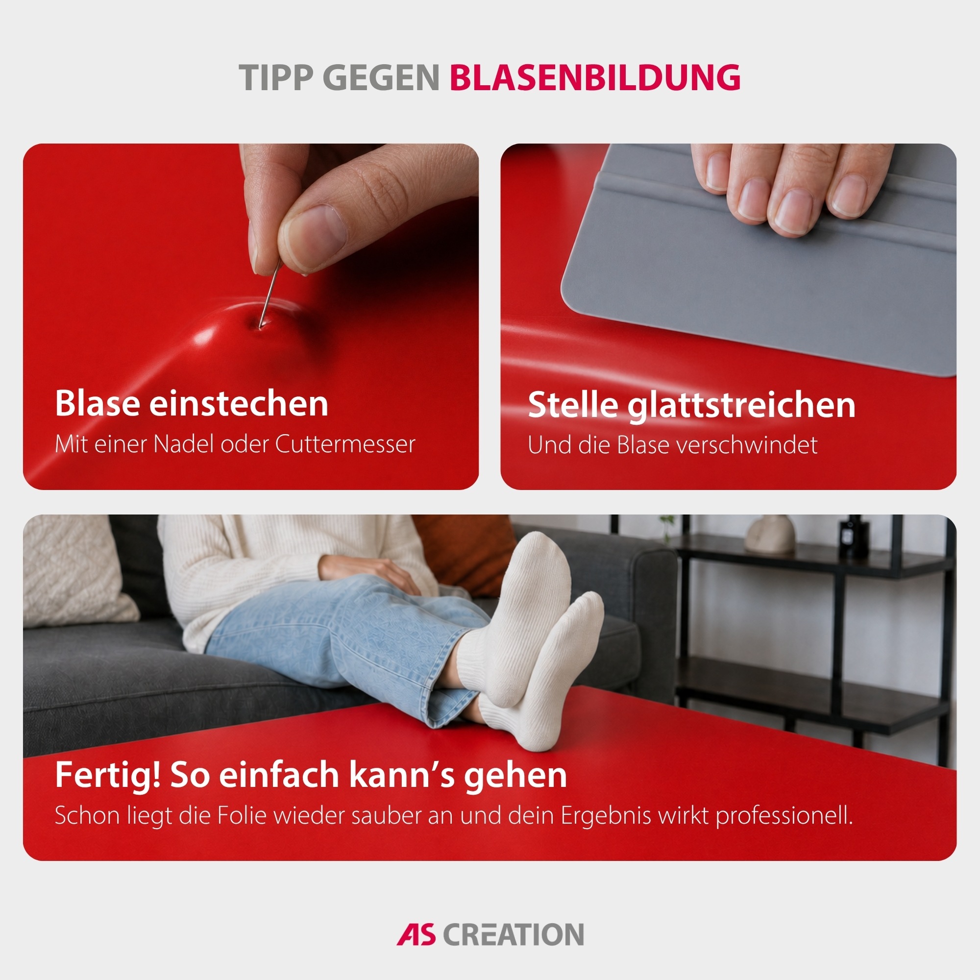 Architects Paper Möbelfolie »Architects Paper Möbelfolie Uni selbstklebend« Selbstklebende PVC-Folie in Uni-Optik mit Schneidraster