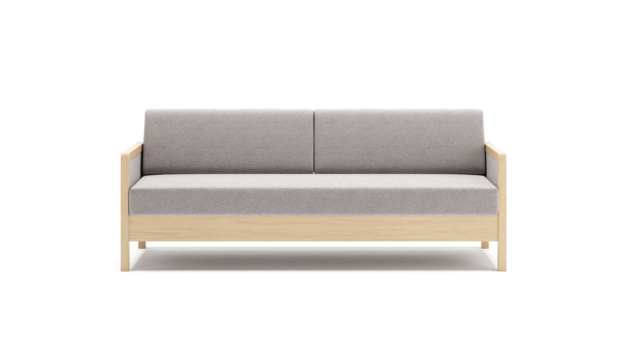 HESTBÆK Schlafsofa "Hestbæk 168 3-Sitzer, Bettfunktion, Breite 208cm, Komfortsitzhöhe 47cm" Umklappbar, Querschläfer, sehr komfortabel, Stauraum