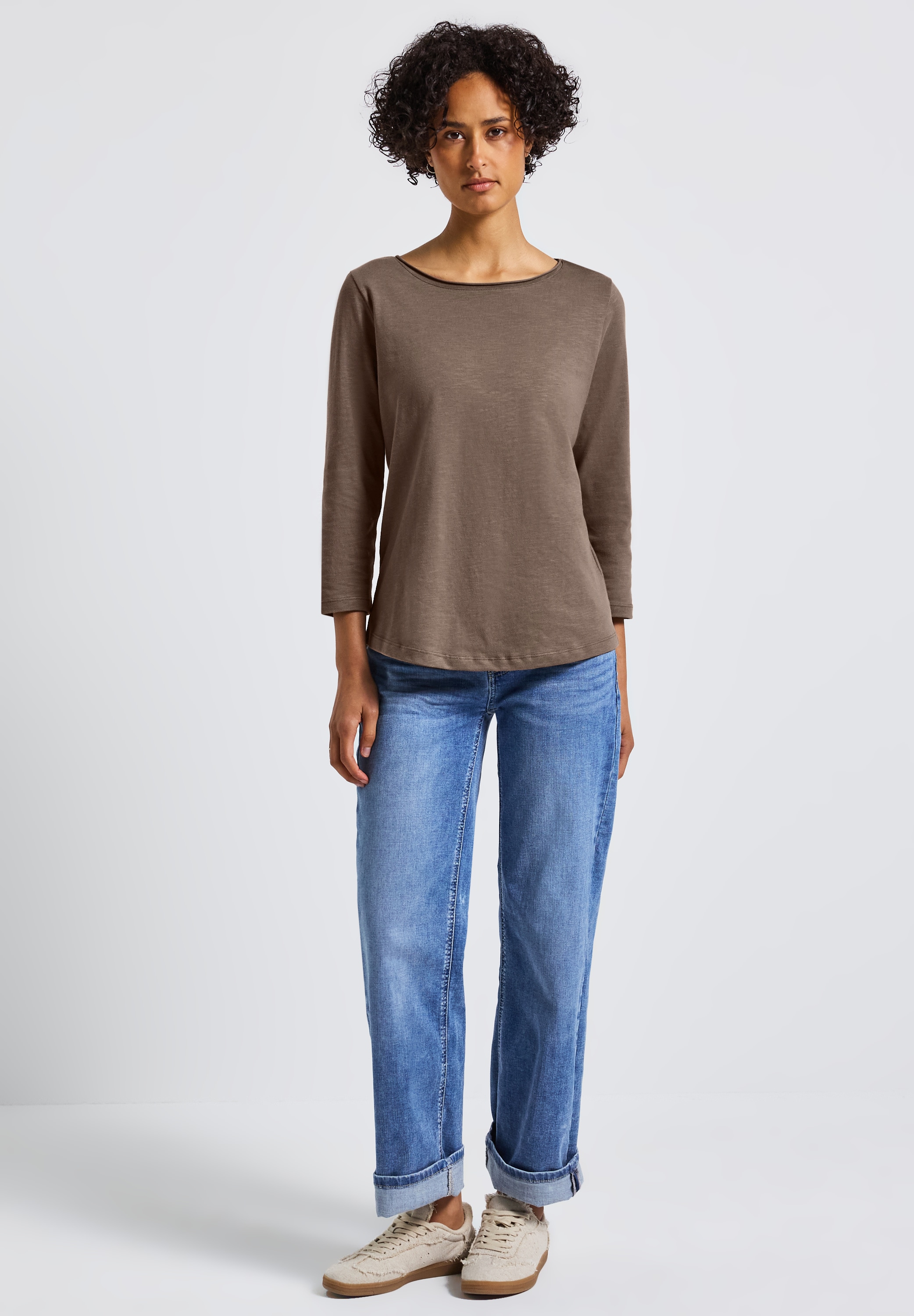 STREET ONE T-Shirt, aus reiner Baumwolle