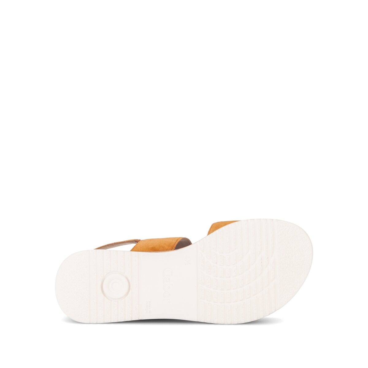Plateausandaletten GABOR "Plateau Sandale", Damen, Gr. 38,5, orange, Schuhe 3