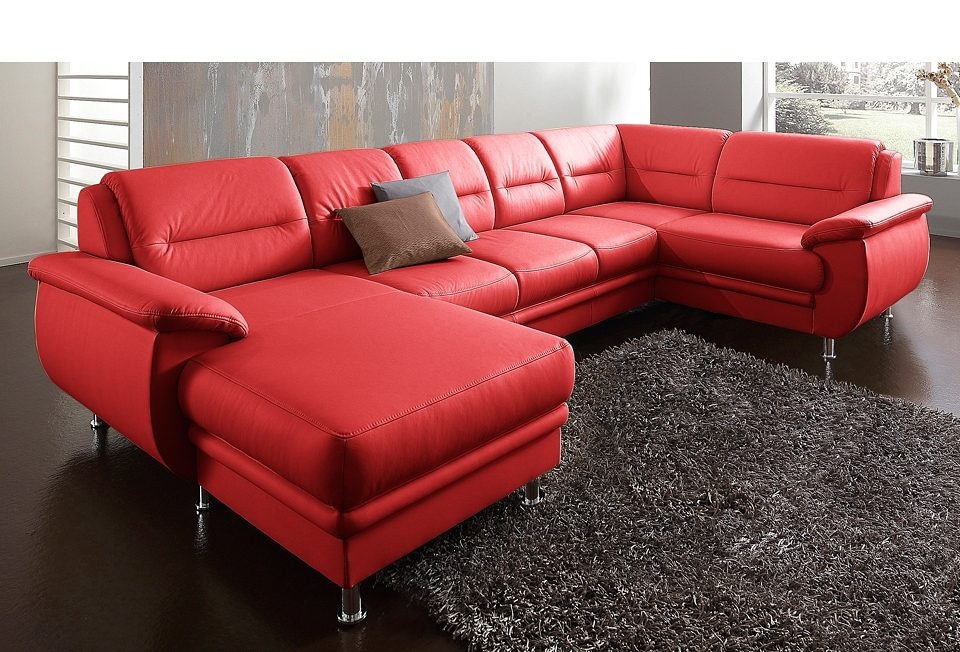 sit&more Wohnlandschaft "Mailand U-Form, B: 312 cm", optional Bettfunktion günstig online kaufen