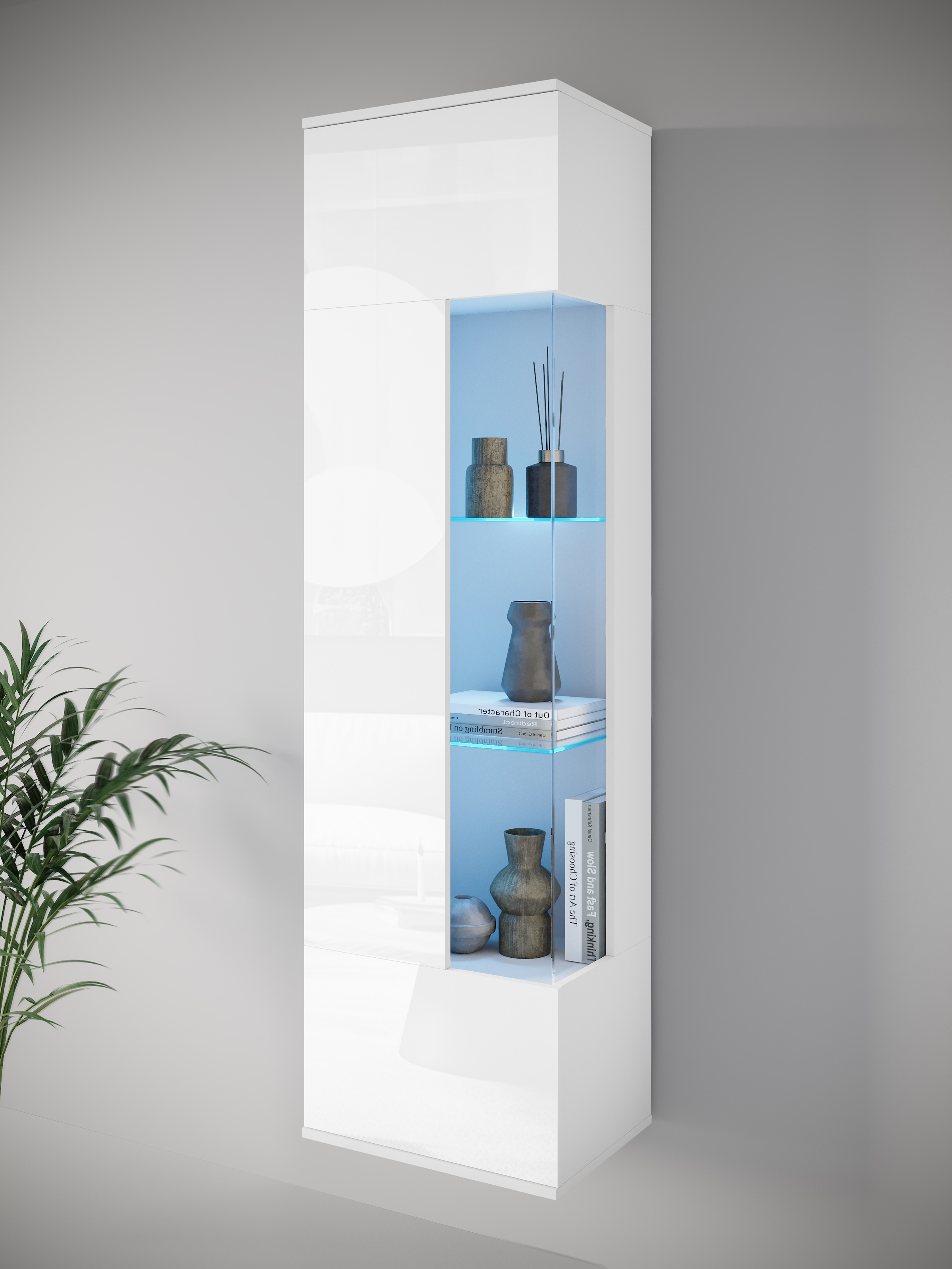 INOSIGN Vitrine "Kenia, stehend und hängend, Türanschlag wechselbar" 1 Stk. günstig online kaufen