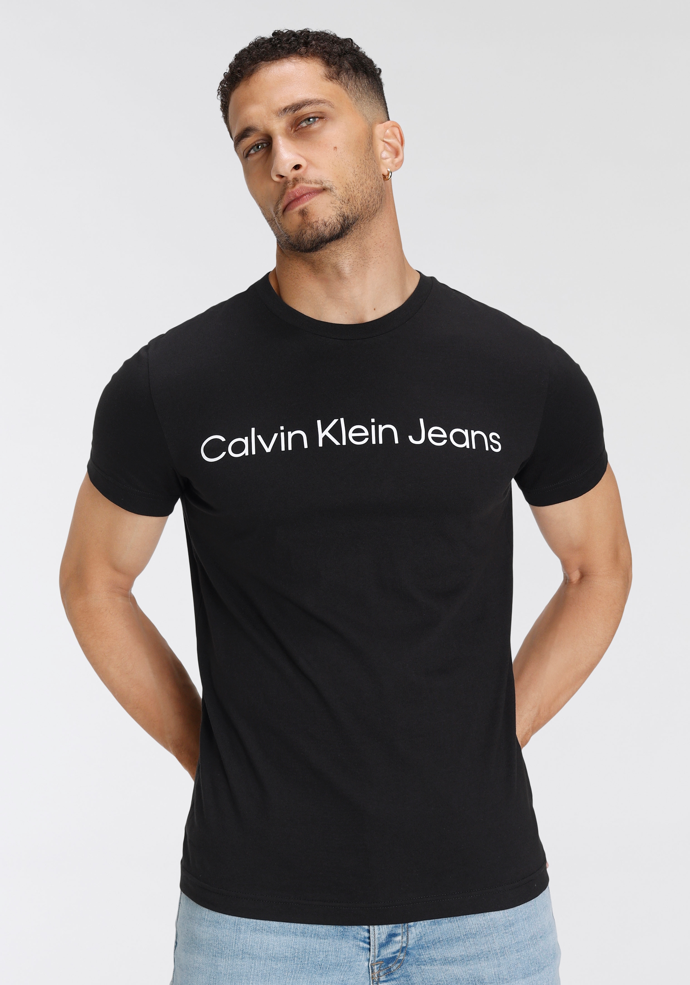 Calvin Klein Jeans T-Shirt "CORE INSTITUTIONAL LOGO SLIM TEE", mit logo-Sch günstig online kaufen