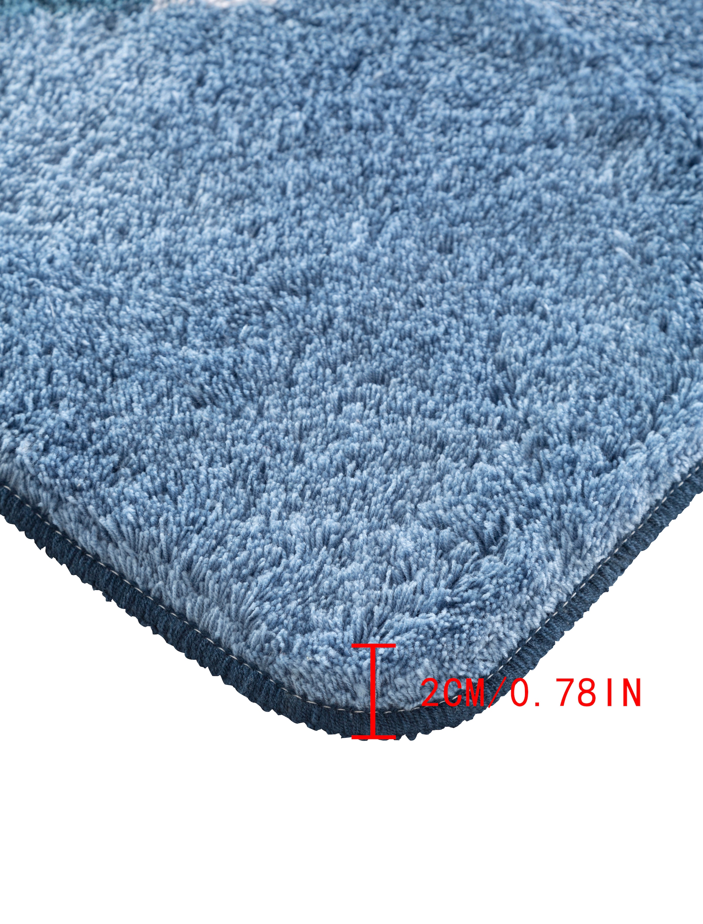 my home Badematte »Magnus, Badvorleger, Badezimmer Teppich«, rutschhemmend beschichtet, strapazierfähig-schnell trocknend, mehrfarbig, Badteppich, Badematten auch als 2 teiliges Set & rund