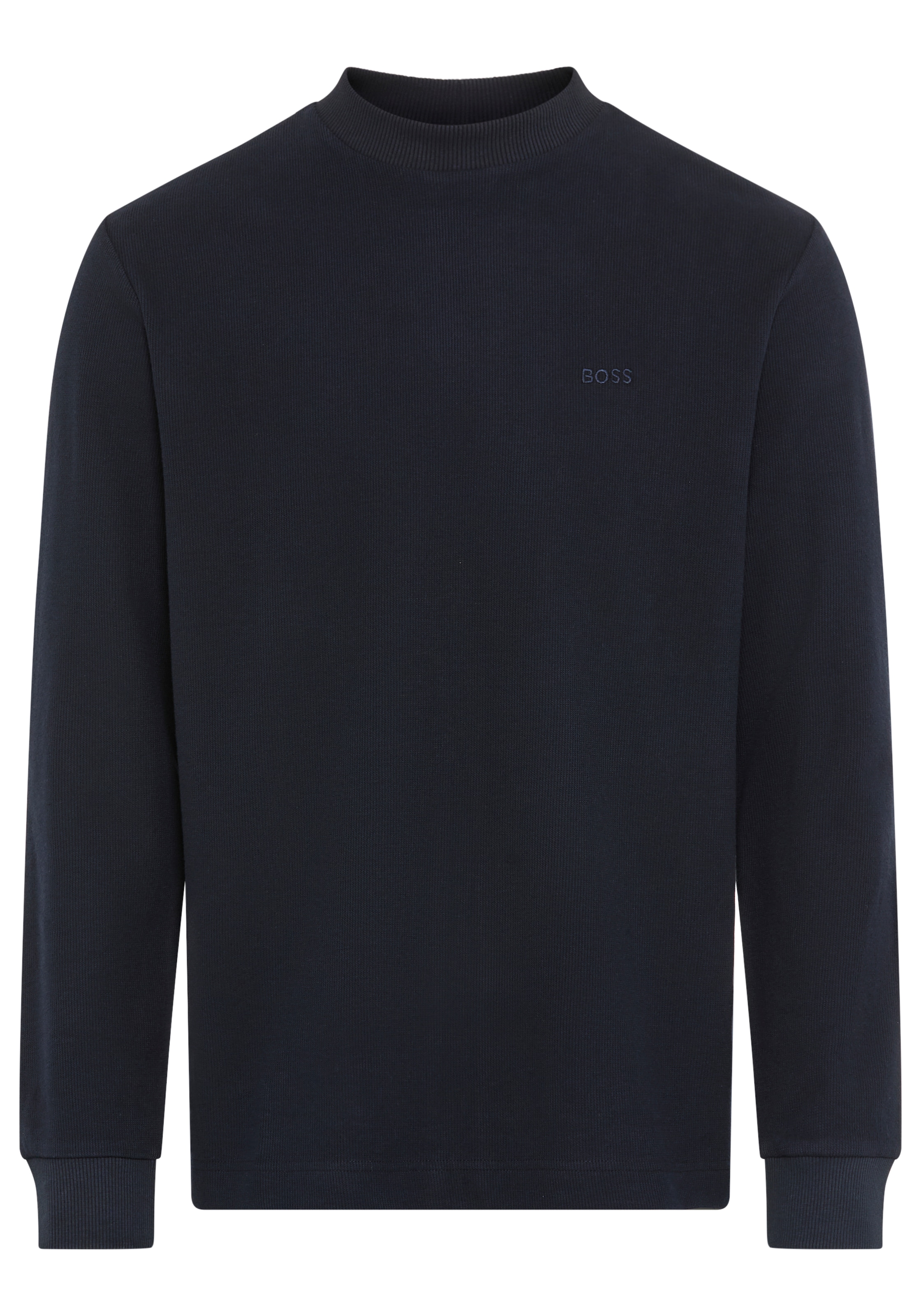 BOSS ORANGE Langarmshirt "Te explorer" Rundhalsausschnitt, Saum- und Ärmelb günstig online kaufen