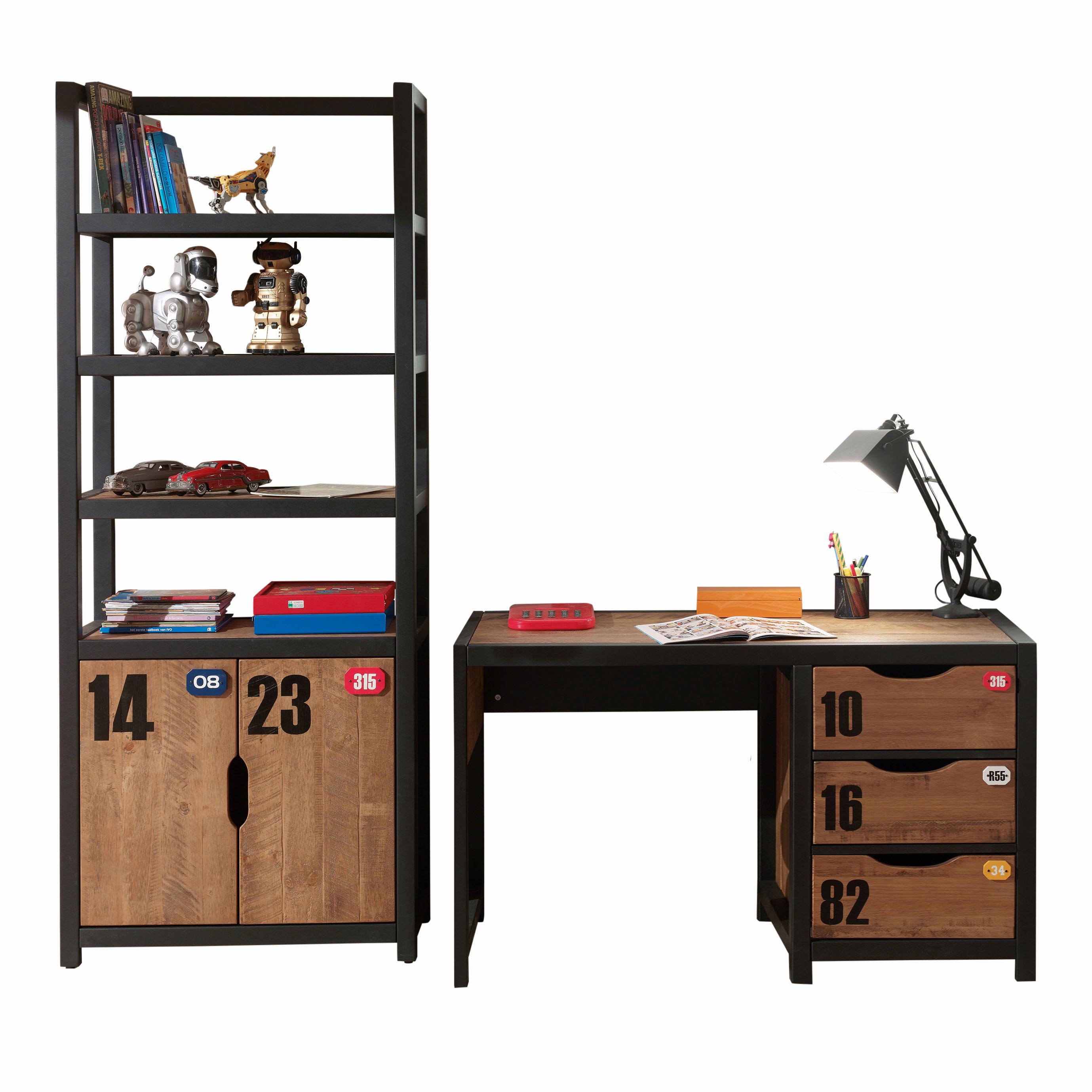 Thumbnail - Vipack Kinderschreibtisch "Alex", (Made in Europe), Jugendschreibtisch, Schreibtisch im industrial Design