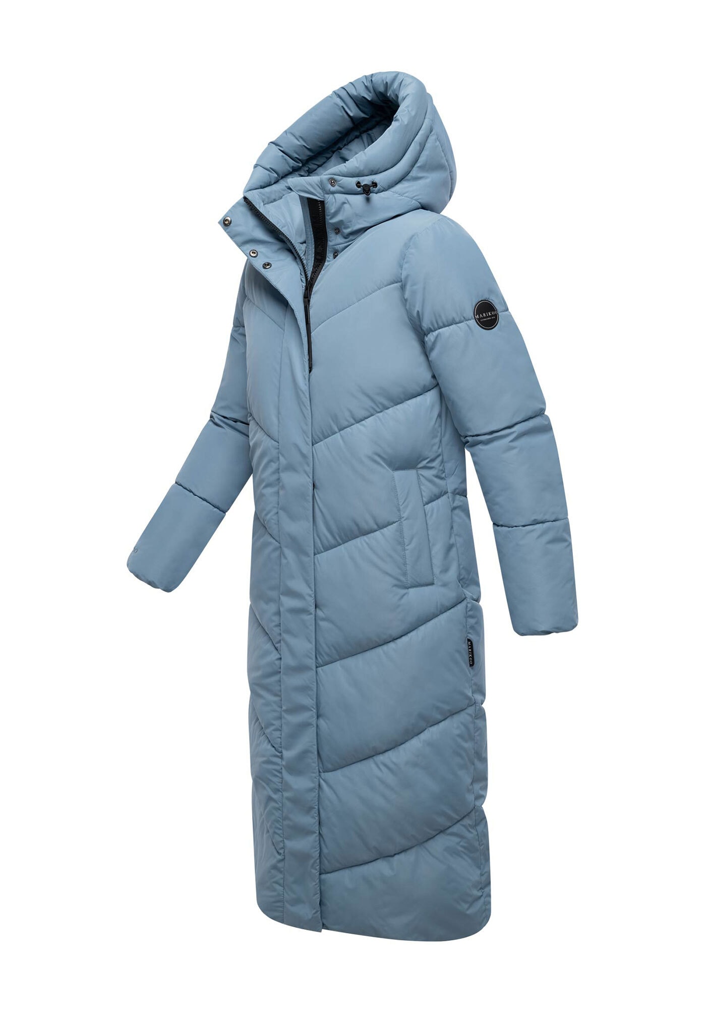 Marikoo Winterjacke »Ranja«, extra langer Damen Winter Steppmantel