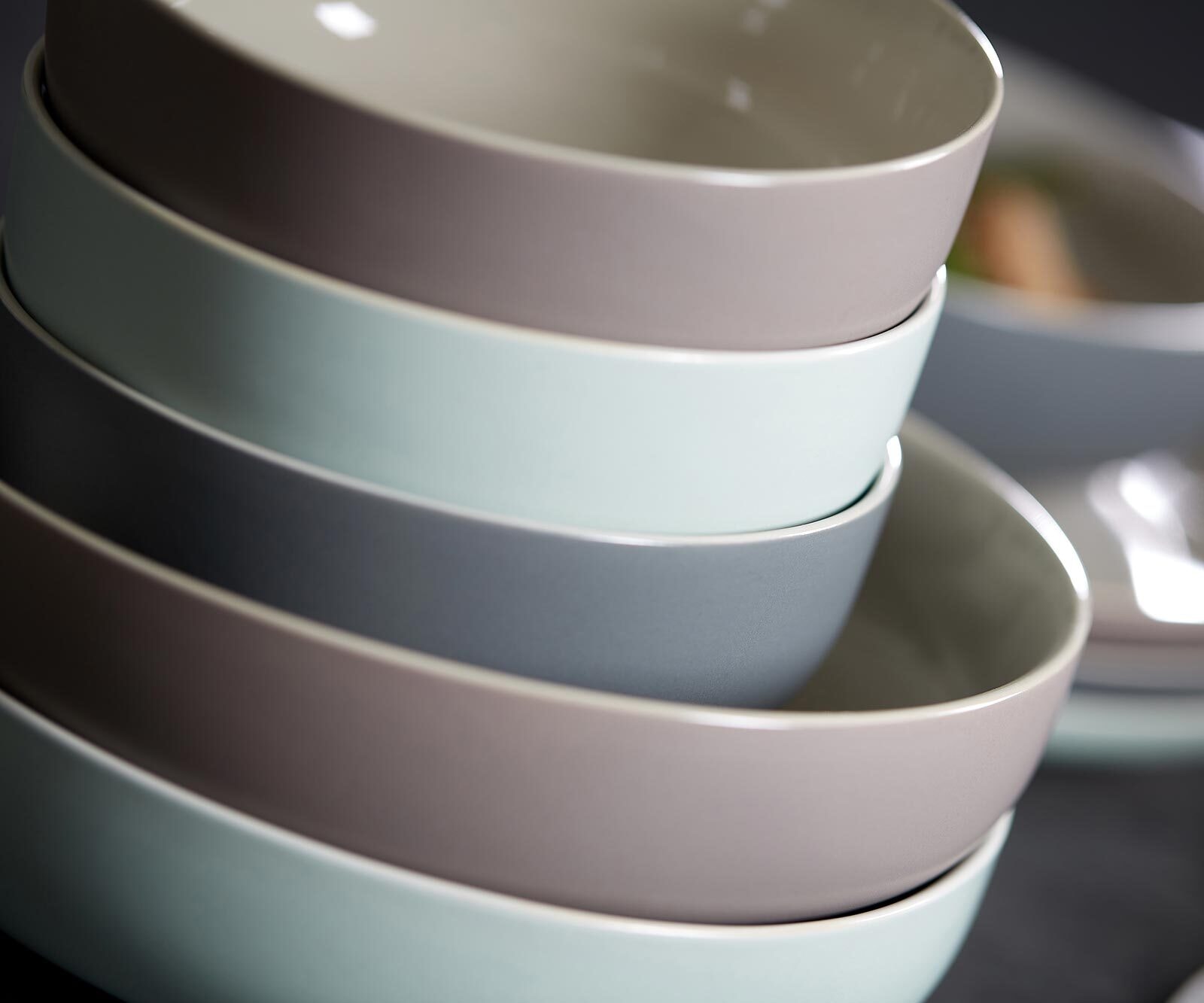 Ritzenhoff & Breker Geschirr-Set »XXL Kombiservice Jasper 32er Set mint-taupe« Spülmaschinengeeignet