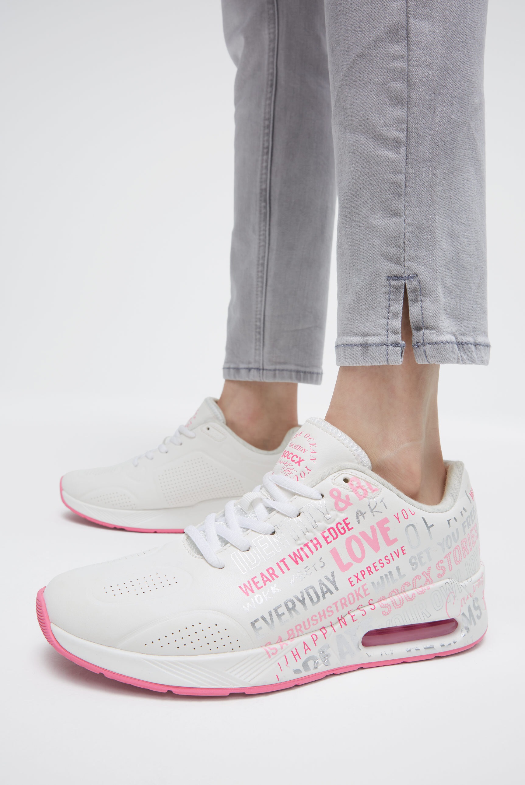 SOCCX Sneaker  mit Wechselfußbett