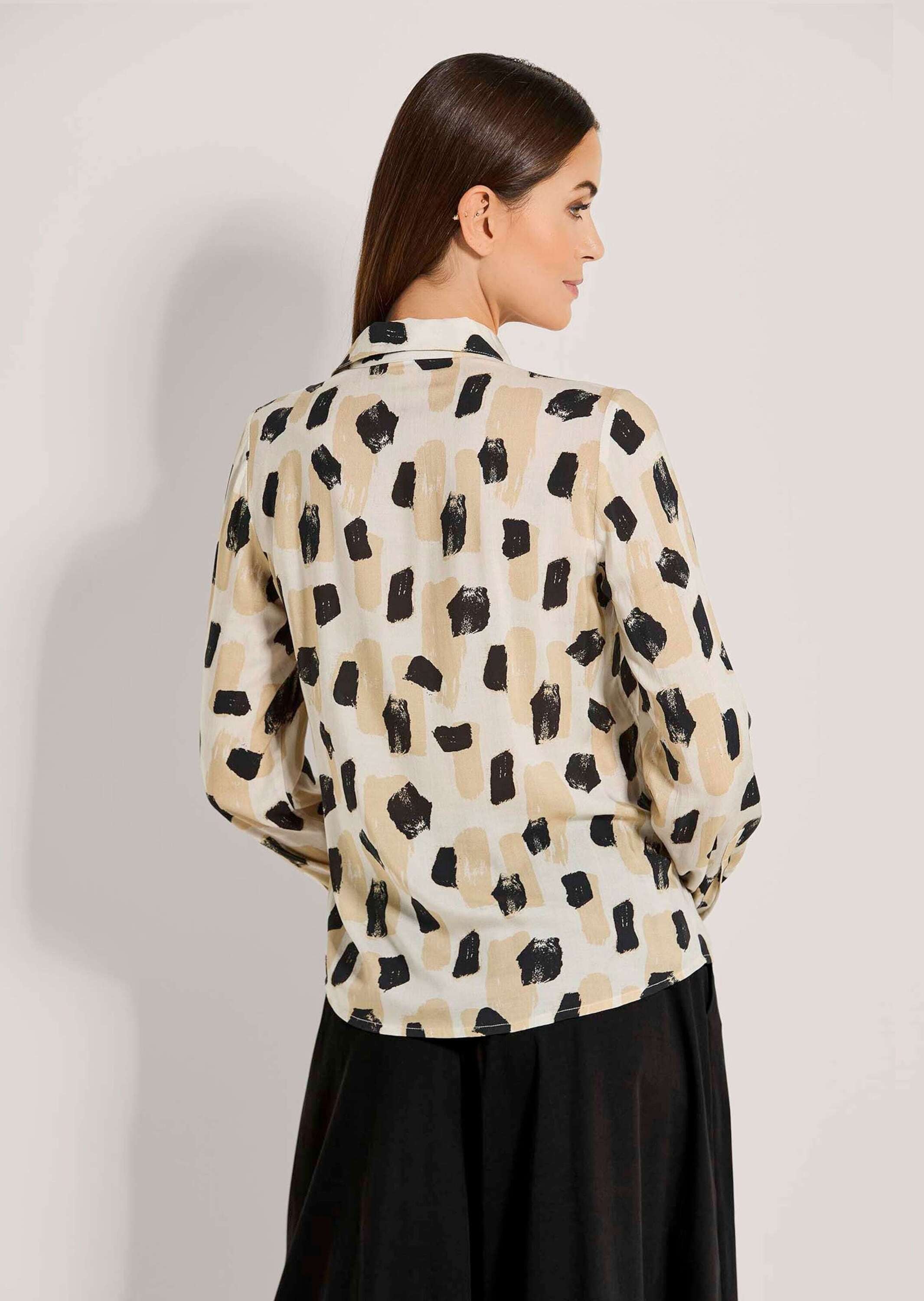 MADELEINE Langarmbluse »Druckbluse Bluse mit Unikat-Print«