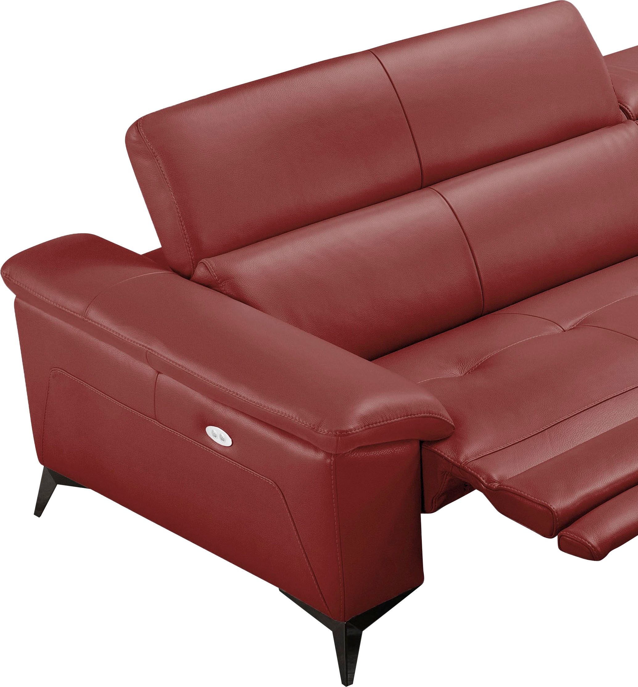 Egoitaliano Ecksofa "Martine", mit Ottomane, elektrischer Relaxfunktion und günstig online kaufen