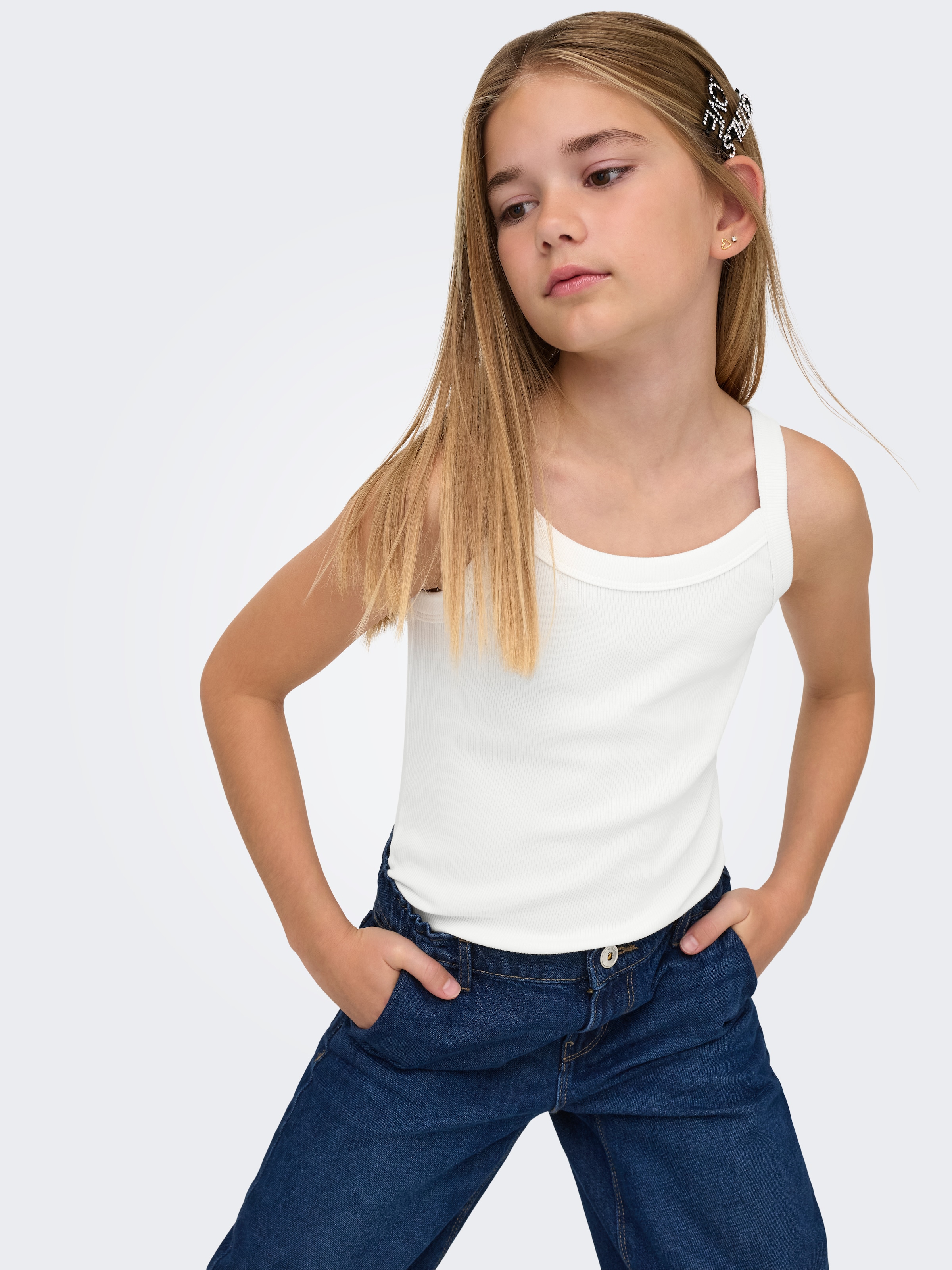 KIDS ONLY Trägertop »KOGJILL LIFE S/L TOP CS JRS 2-PACK« Packung, 2 Baumwollmischung, elastisch