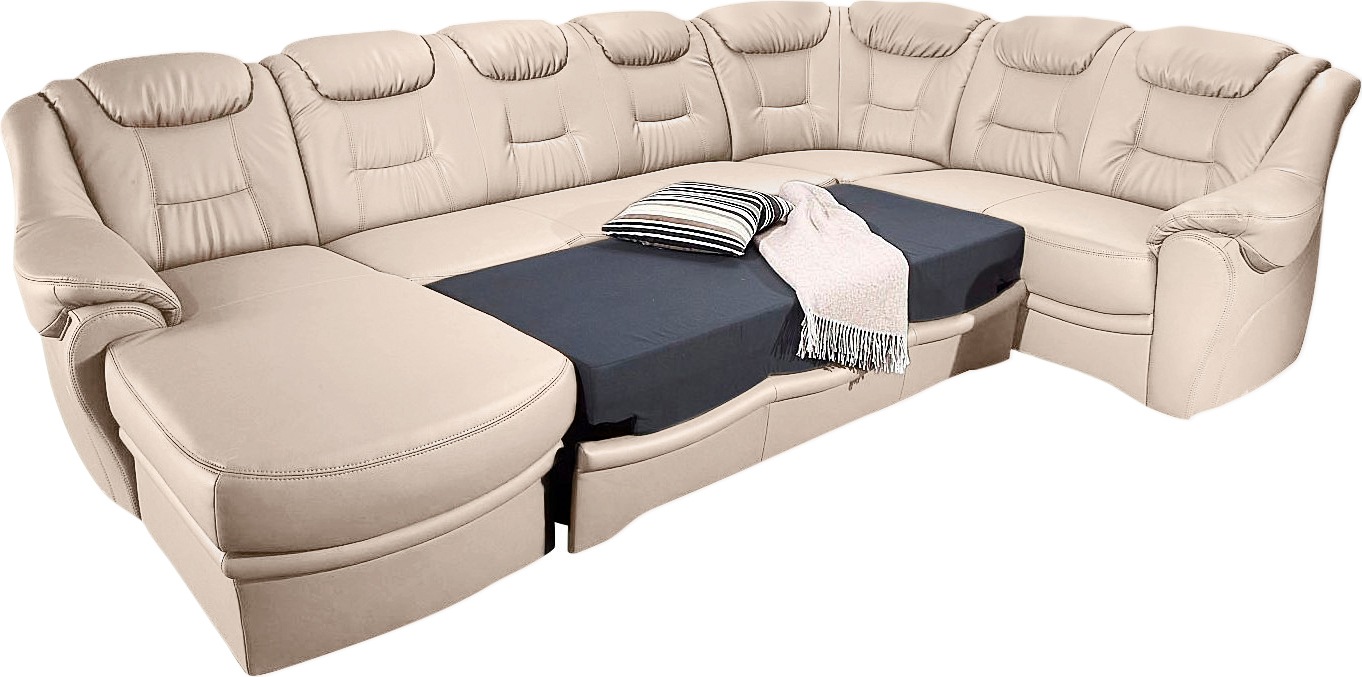 sit&more Wohnlandschaft »Bellevue U-Form«, wahlweise mit Bettfunktion
