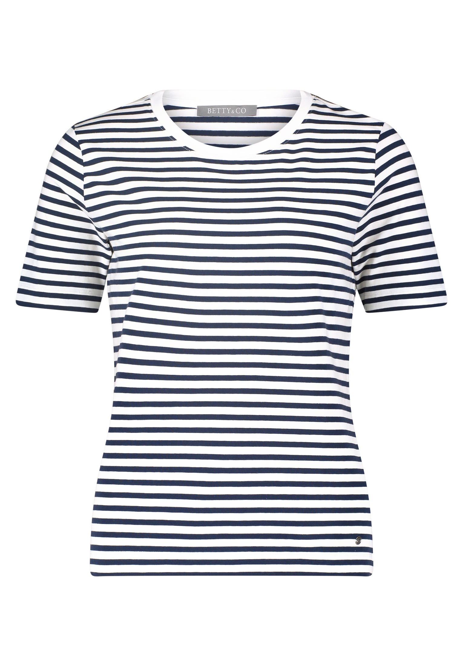 Betty&Co Kurzarmshirt »Betty & Co Basic Shirt mit Ringel«, (1 tlg.), Ringel